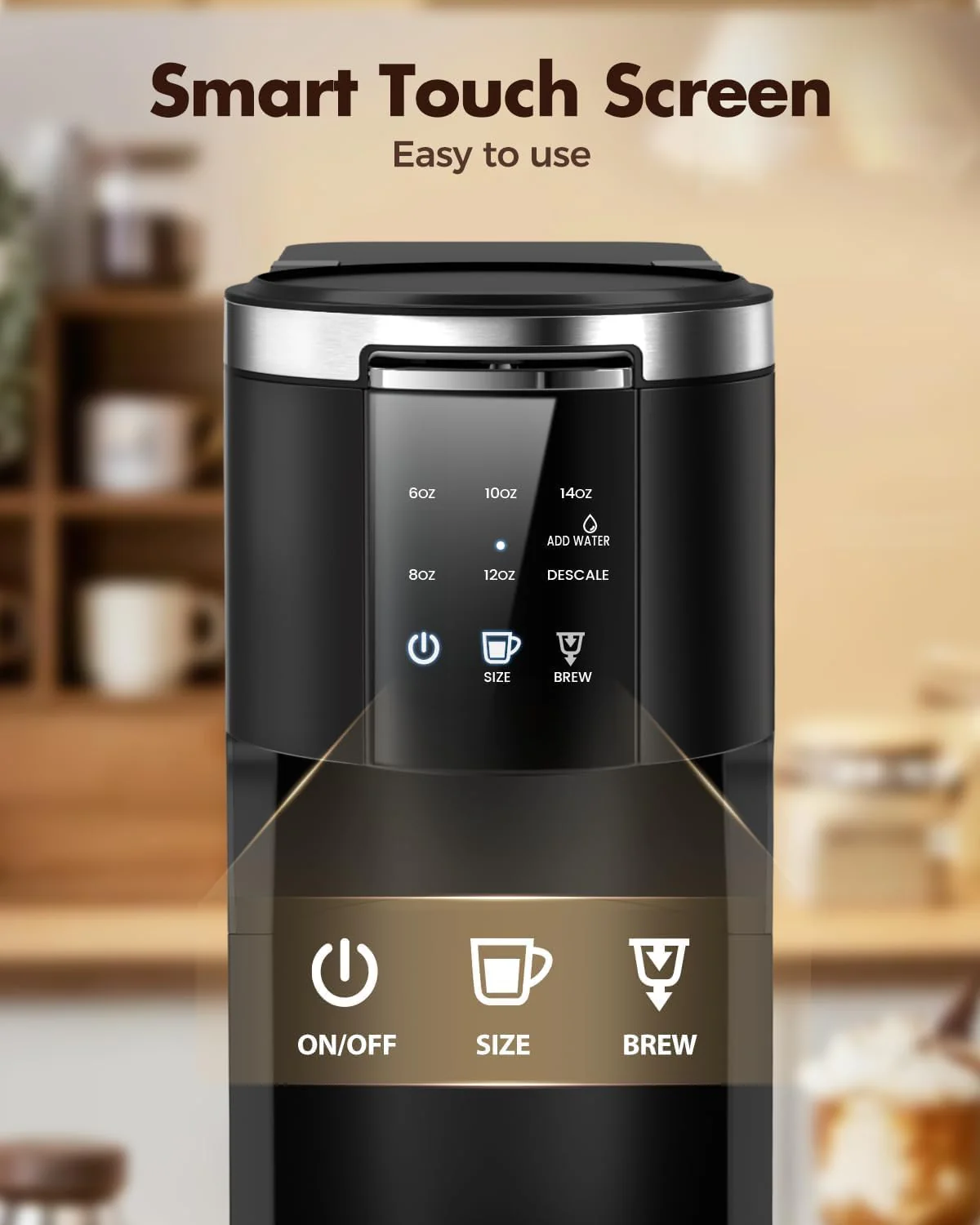 Kismile Single Serve Coffee Maker CM3729 - Image 5