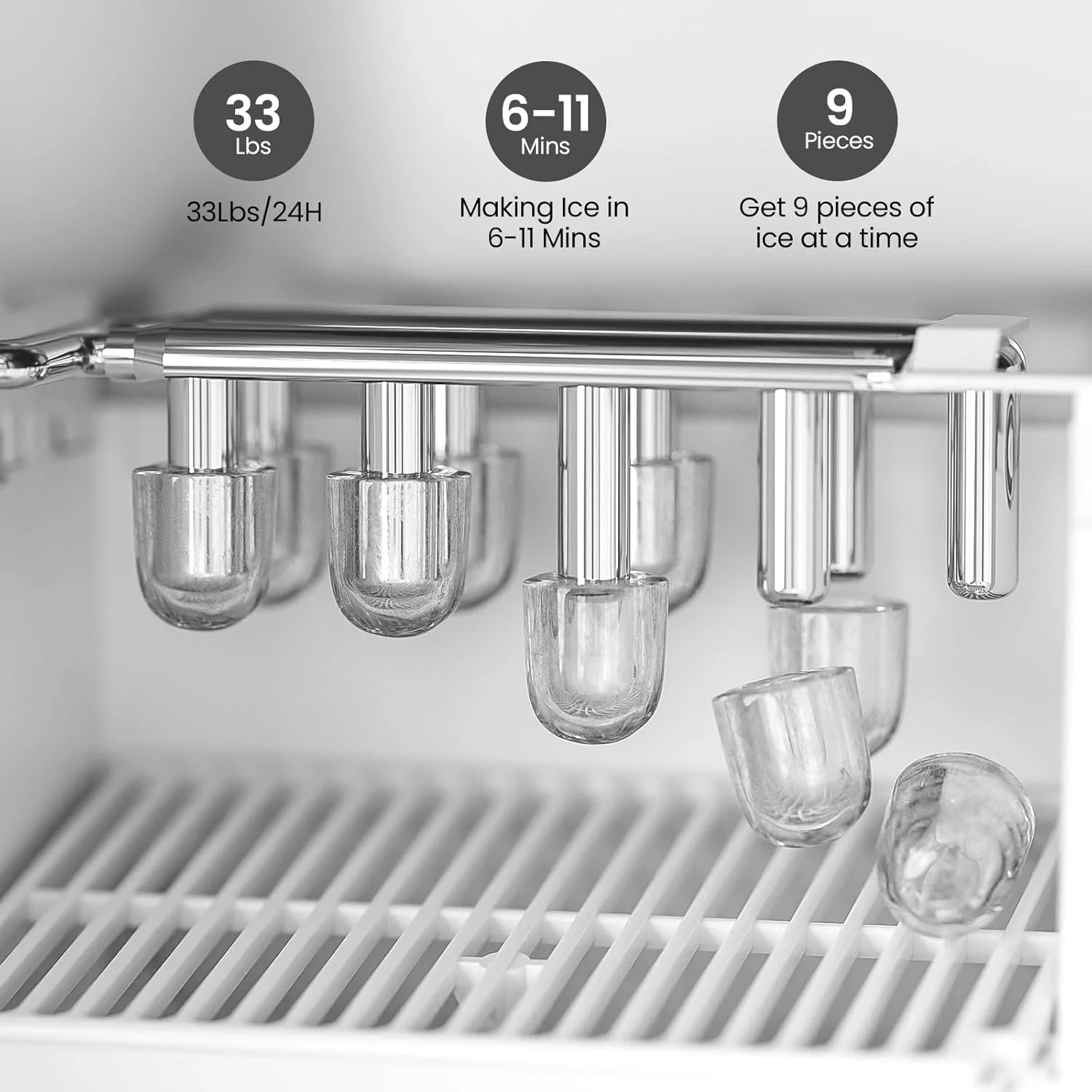 Kismile Water Cooler Dispenser with Ice Maker WD5815 - Image 11