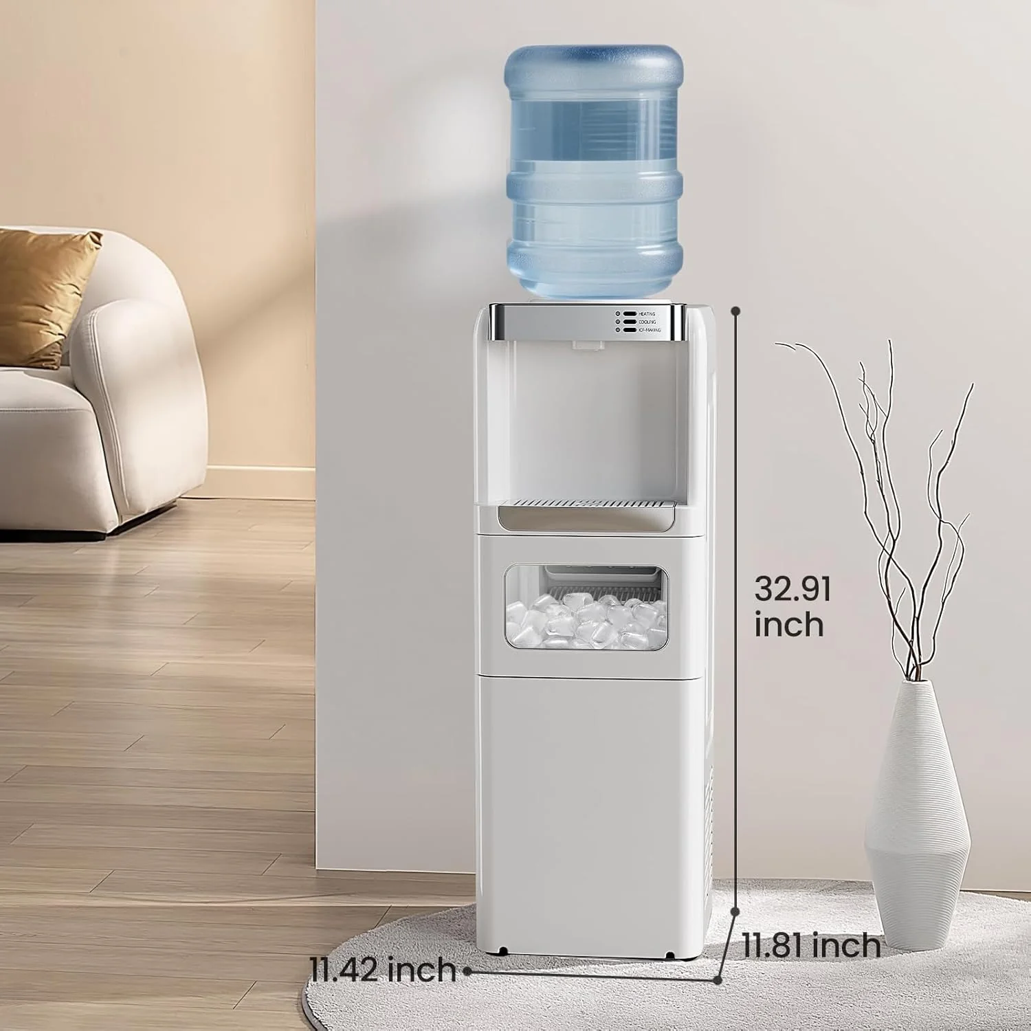 Kismile Water Cooler Dispenser with Ice Maker WD5815 - Image 13