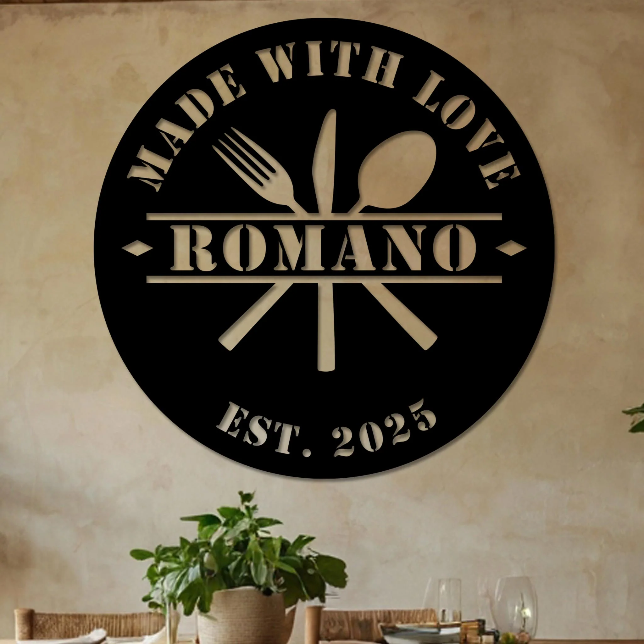 Kitchen Family Sign - Image 3