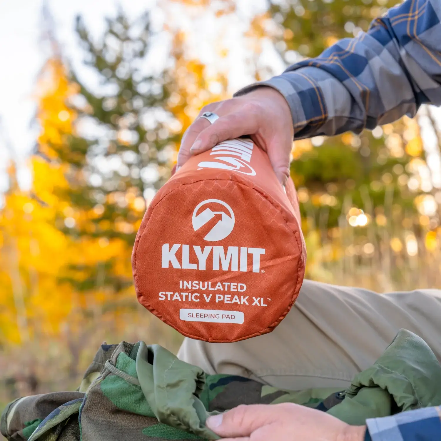Klymit Insulated Static V PEAK Sleeping Pads XL - Red Rock - Image 15