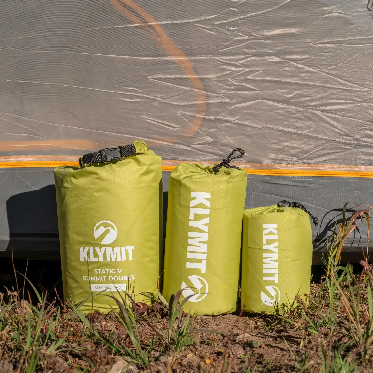 Klymit Static V Summit Sleeping Pads XL - Chartreuse - Image 22