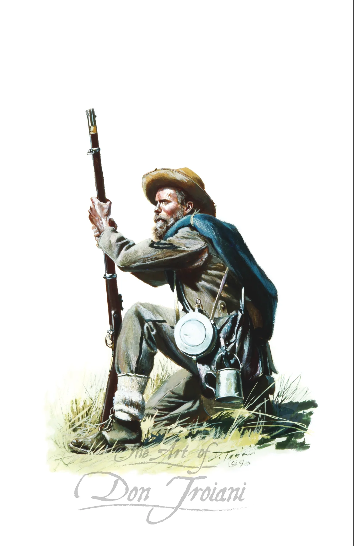 Kneeling Confederate Infantry Corporal - 1990 Version