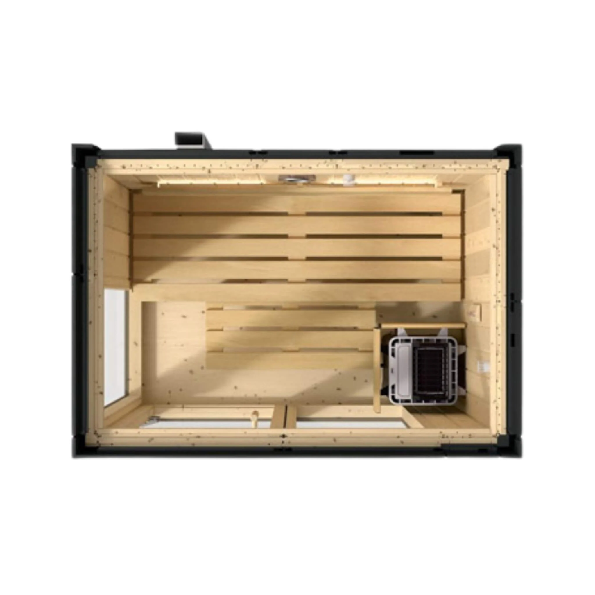Kohler C1 Indoor Graphite Gray Freestanding Alcove Design Sauna Kit (SAK93182) - Image 10
