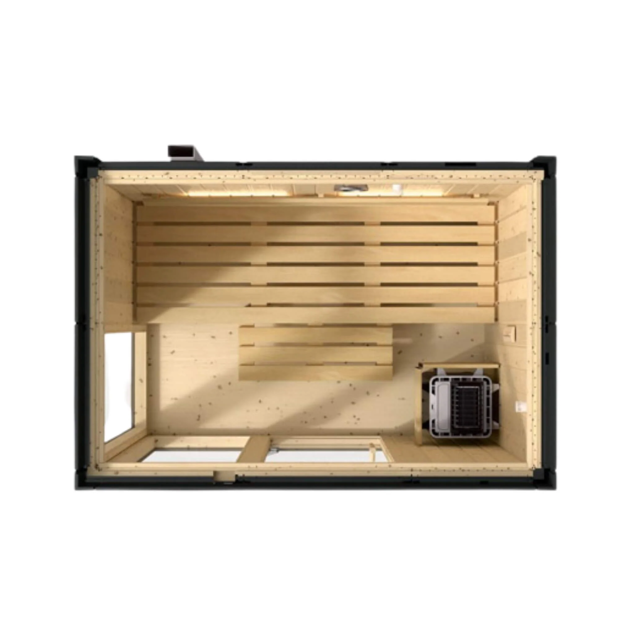 Kohler C1 Indoor Graphite Gray Freestanding Alcove Design Sauna Kit (SAK93182) - Image 8