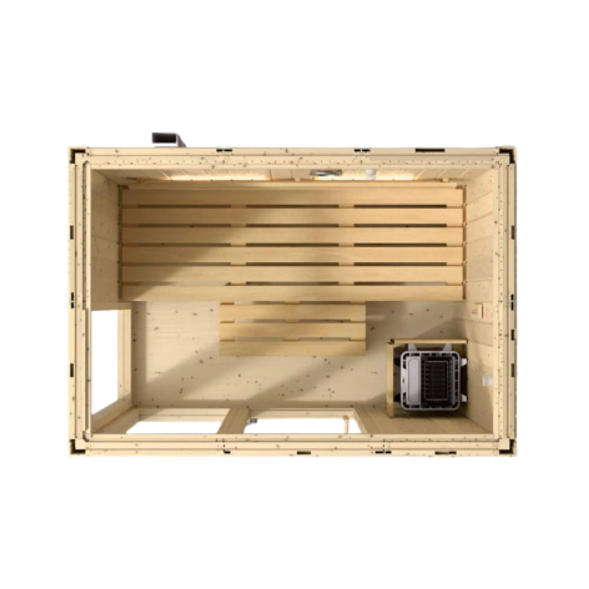 Kohler C1 Luxury Indoor Scandinavian Spruce Home Sauna Kit (SAK60418) - Image 8