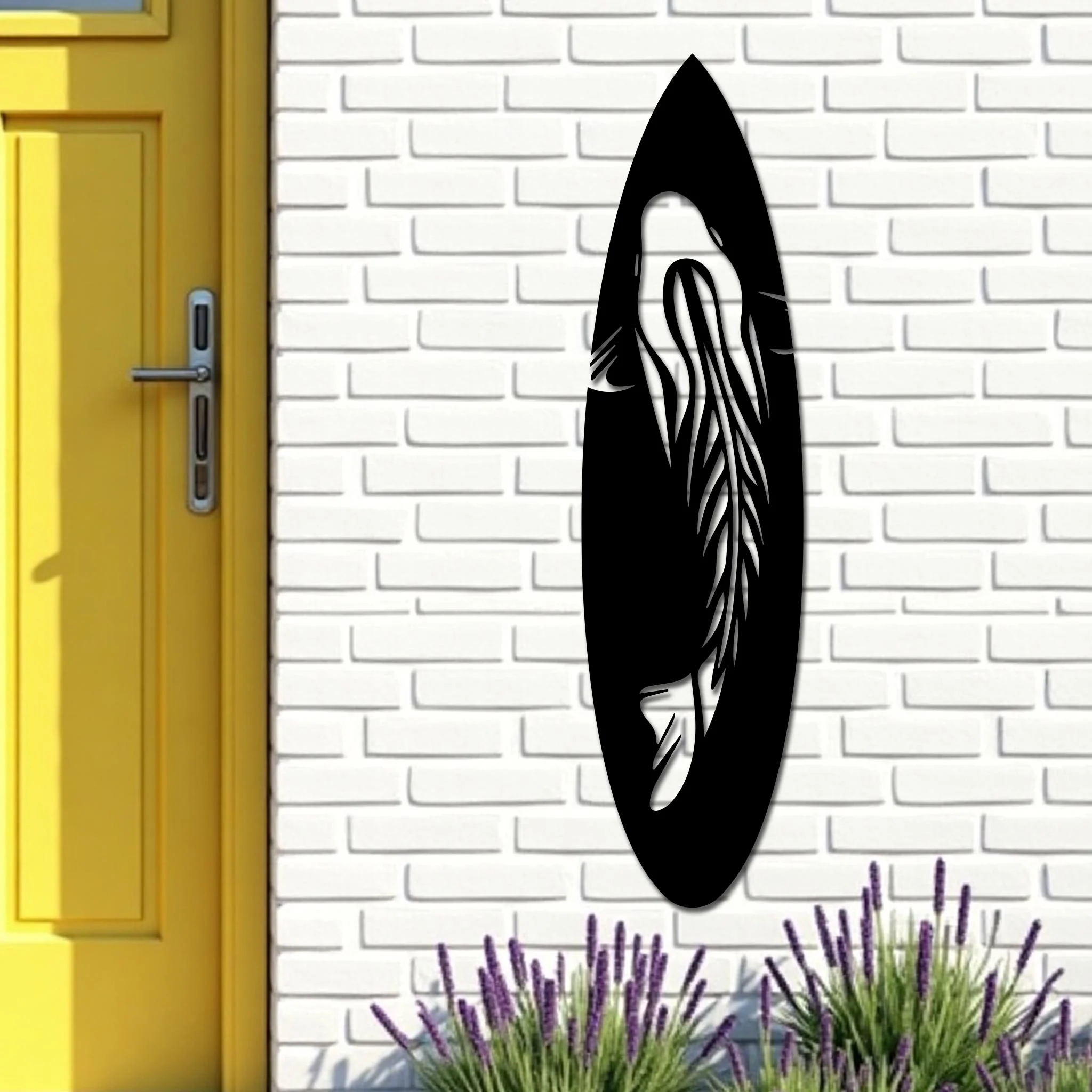 Koi Fish Surfboard Sign - Image 3