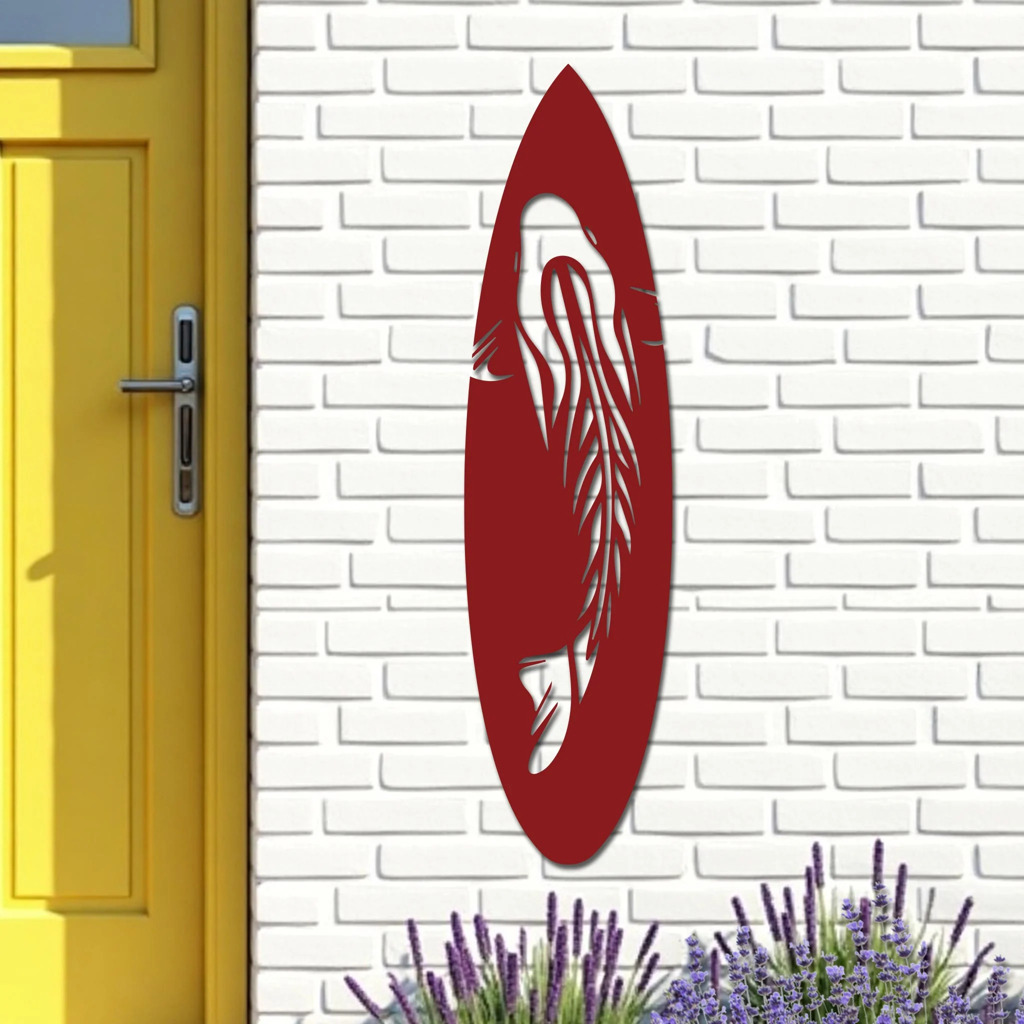 Koi Fish Surfboard Sign - Image 9