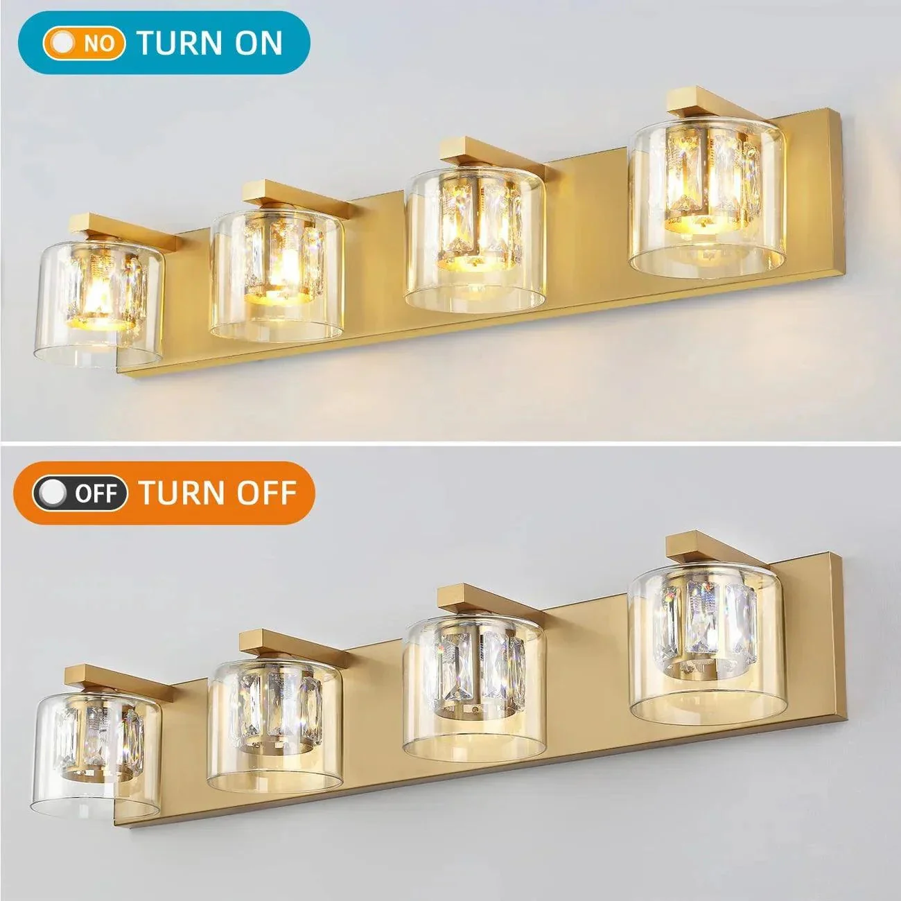 Kolt Modern 4-Light Bathroom Vanity Light - Image 14