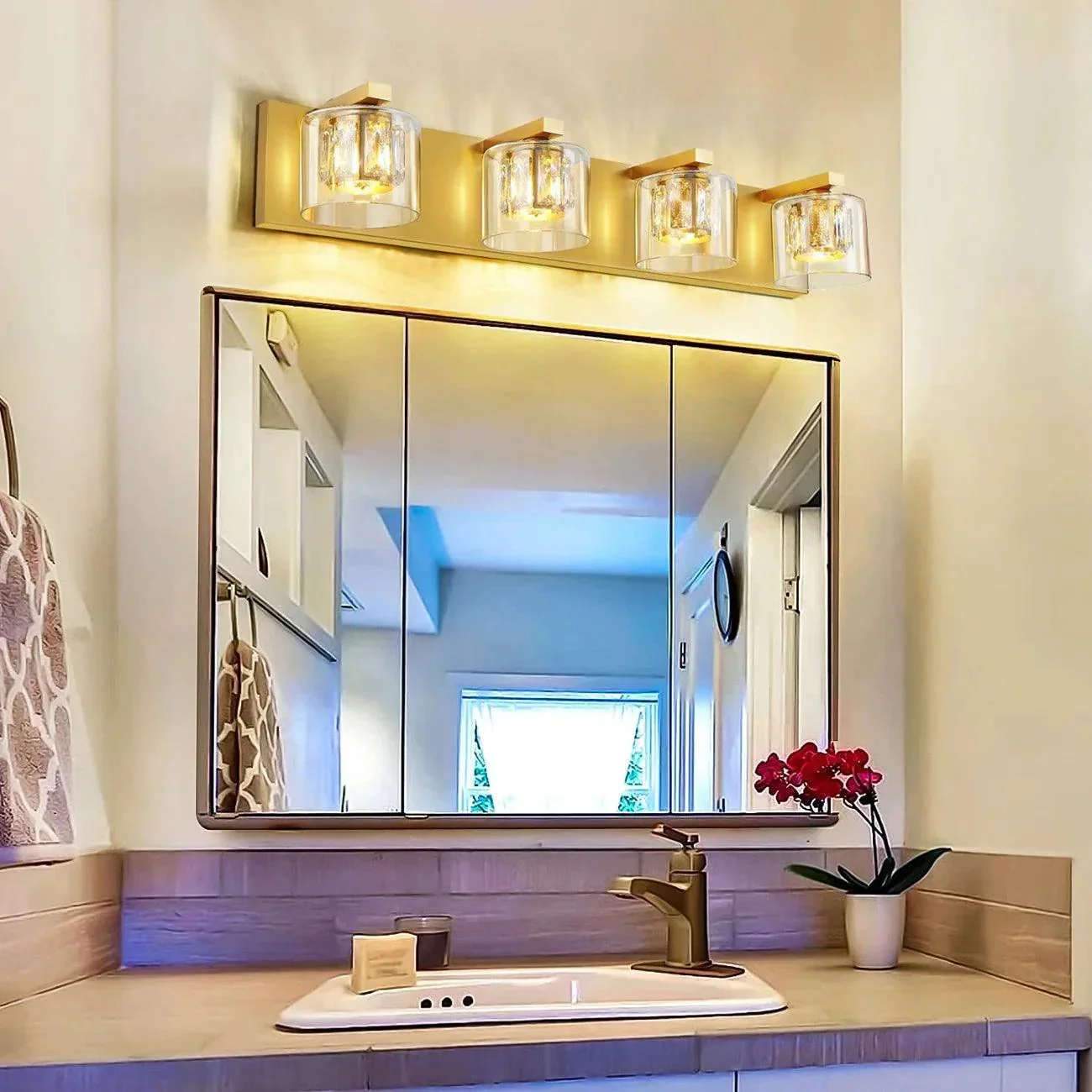Kolt Modern 4-Light Bathroom Vanity Light - Image 16