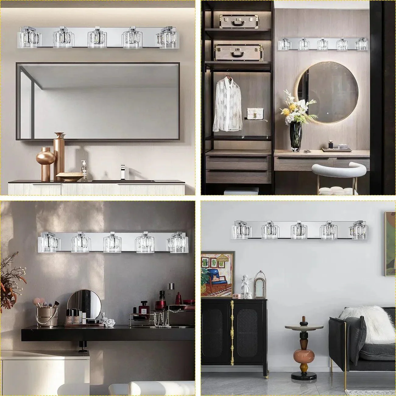 Kolt Modern 5-Light Bathroom Vanity Light - Image 4