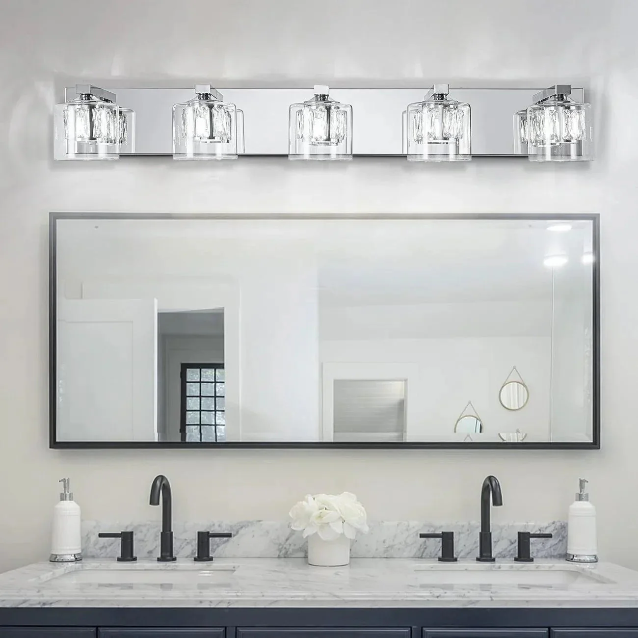 Kolt Modern 5-Light Bathroom Vanity Light - Image 8
