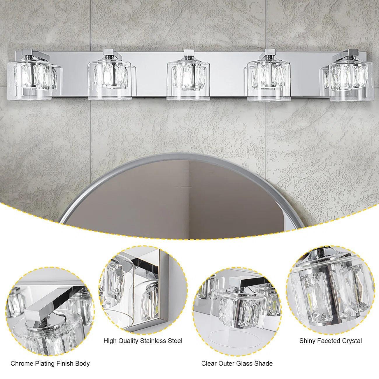 Kolt Modern 5-Light Bathroom Vanity Light - Image 9