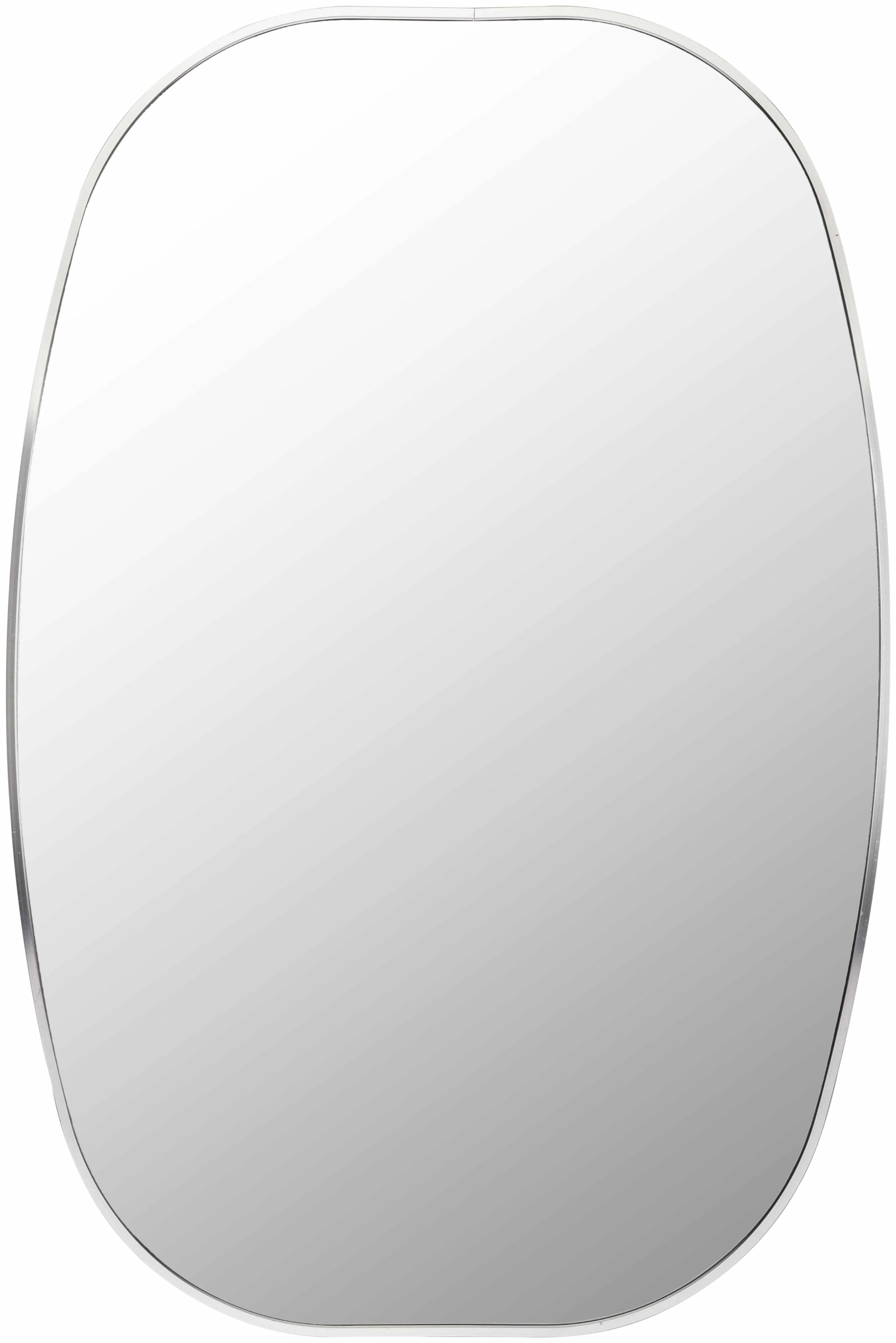 Kopparberg Metallic Silver Gold Frame Round Mirror - Image 3