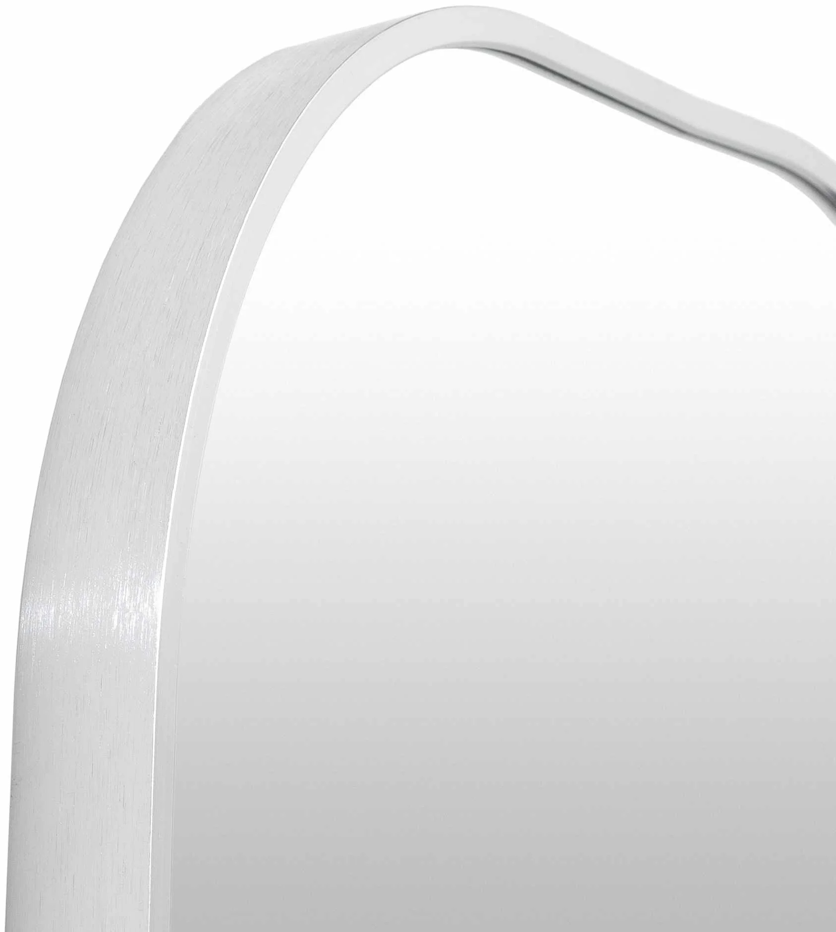 Kopparberg Metallic Silver Gold Frame Round Mirror - Image 5