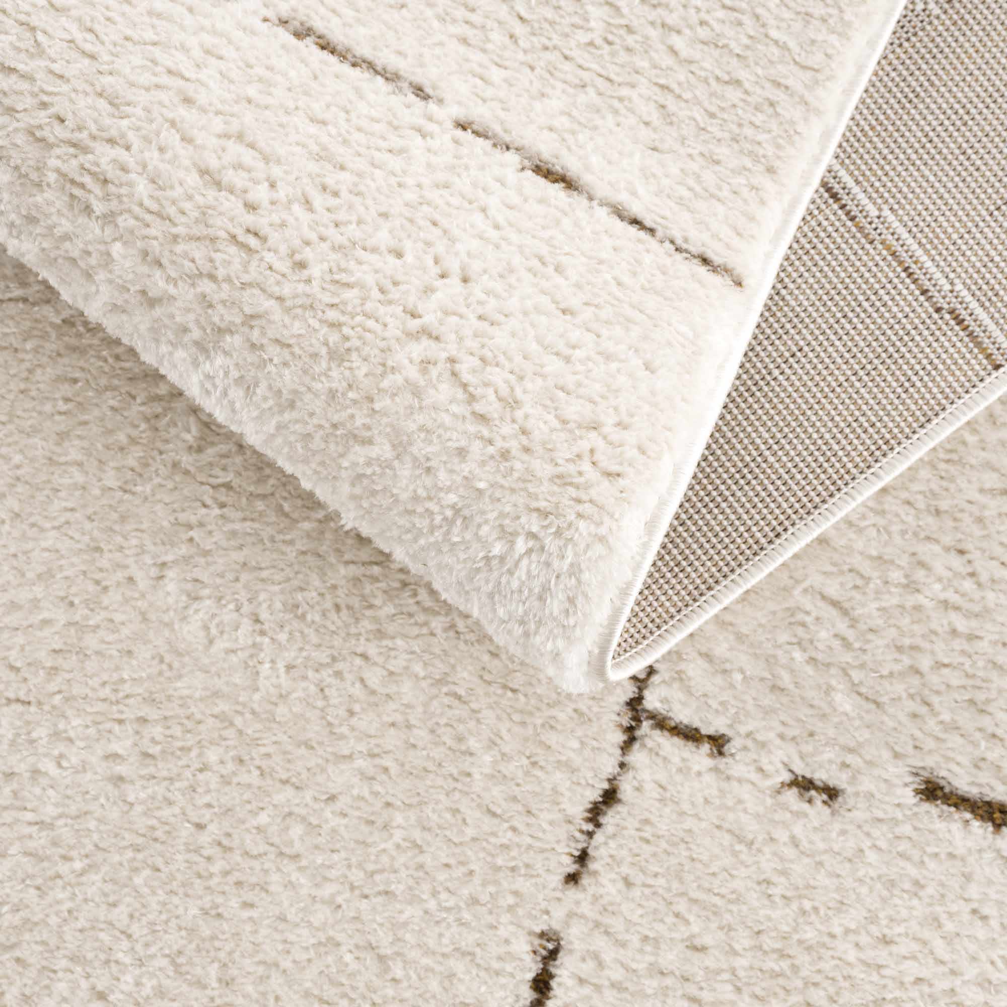 Koume Ivory & Brown Area Rug - Image 12