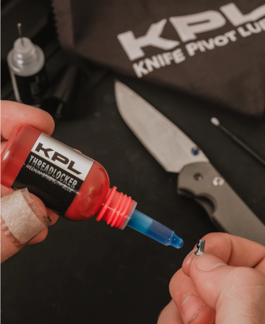 KPL *OIL TOLERANT* - Blue Medium Strength Pocketknife Threadlocker - Large Blue 10ml - Image 2