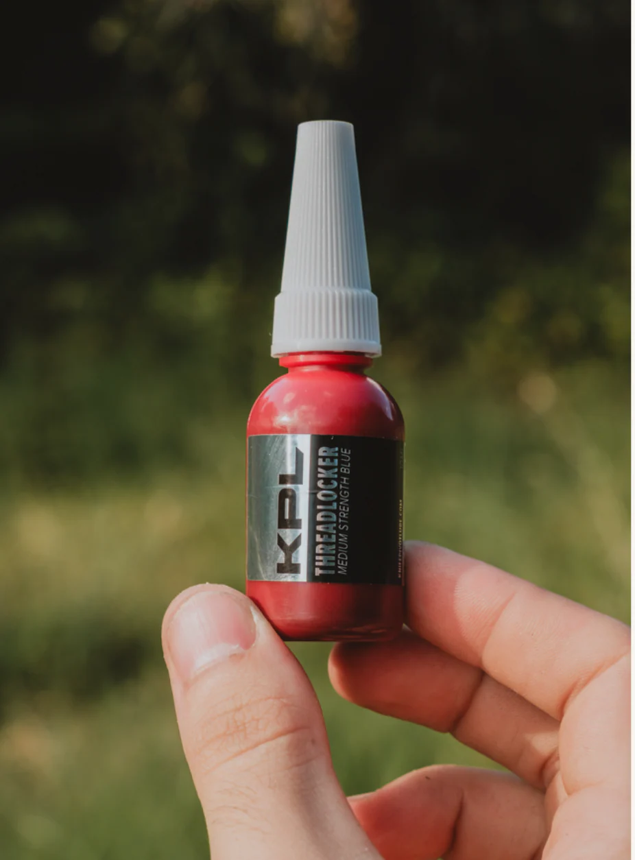 KPL *OIL TOLERANT* - Blue Medium Strength Pocketknife Threadlocker - Large Blue 10ml - Image 4