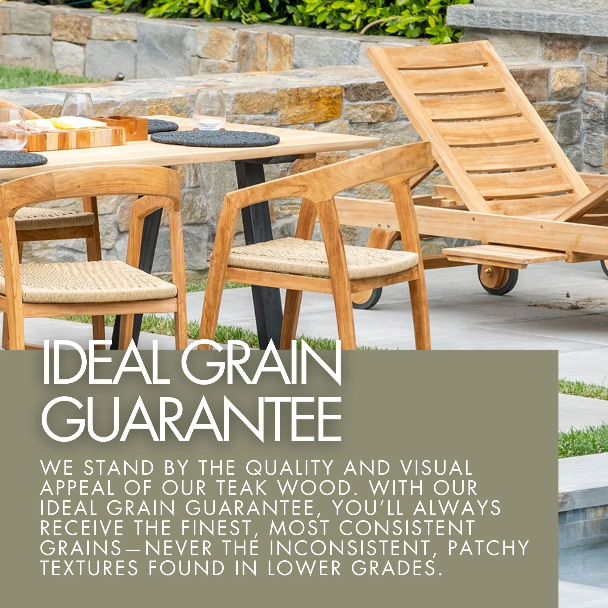 Kuta Natural Teak Indoor Branch Stool with Raffia Seat - 18.5"-30" - Image 5