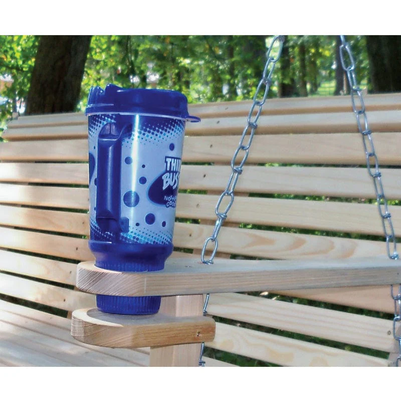 LA Swings Cypress Console Porch Swing - Image 4