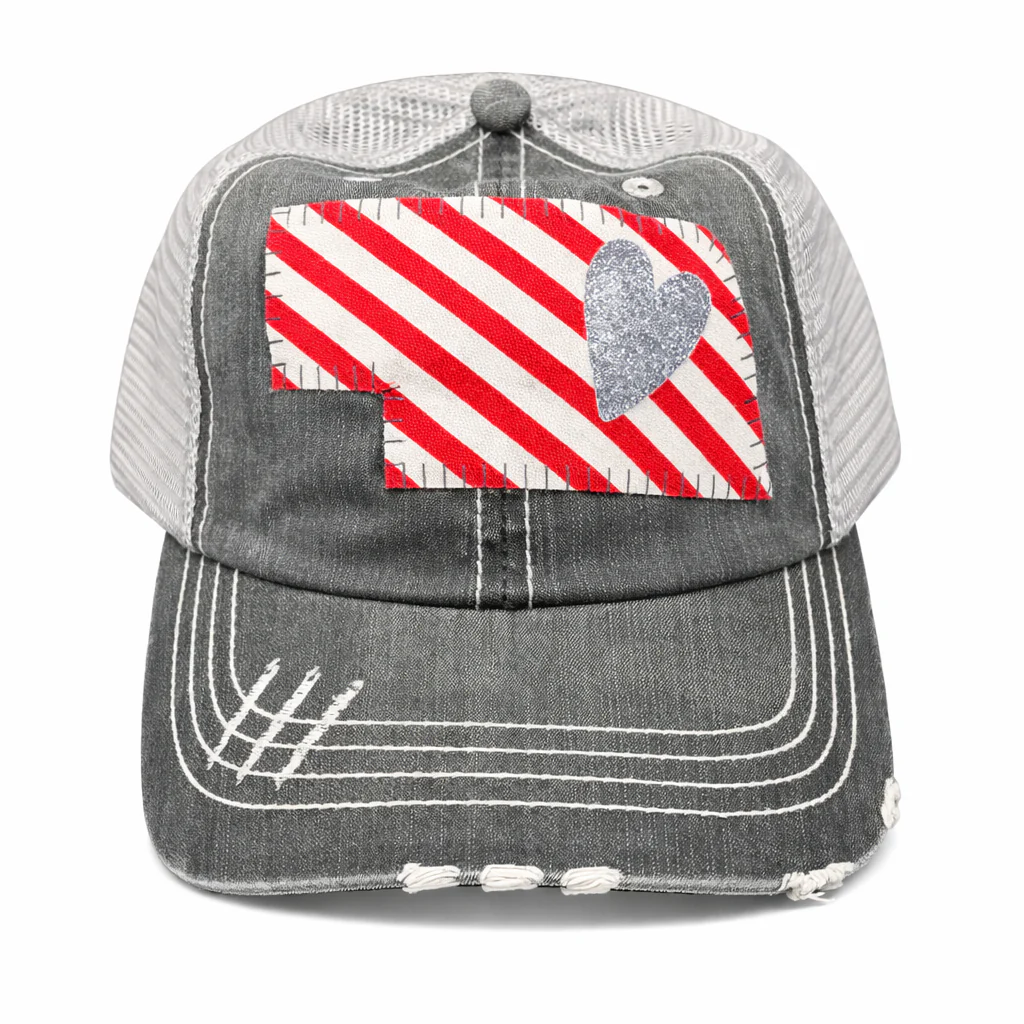 Ladies Nebraska Patch Hats | Multiple Designs | Small Town Famous - Image 12