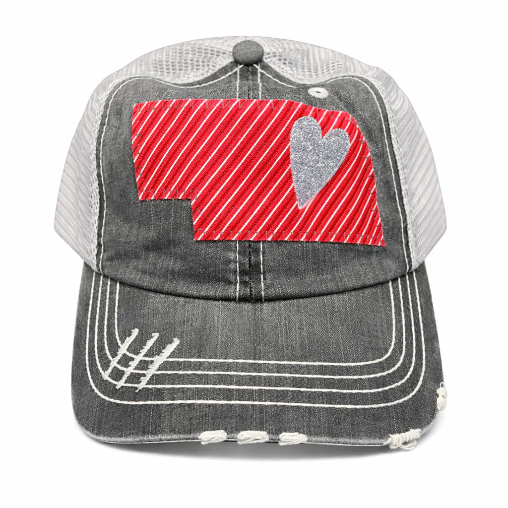 Ladies Nebraska Patch Hats | Multiple Designs | Small Town Famous - Image 13