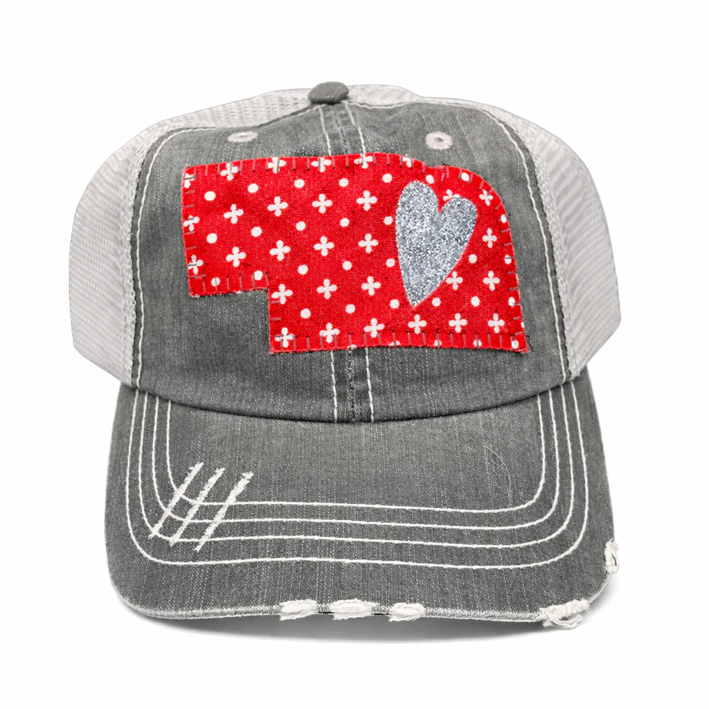 Ladies Nebraska Patch Hats | Multiple Designs | Small Town Famous - Image 19
