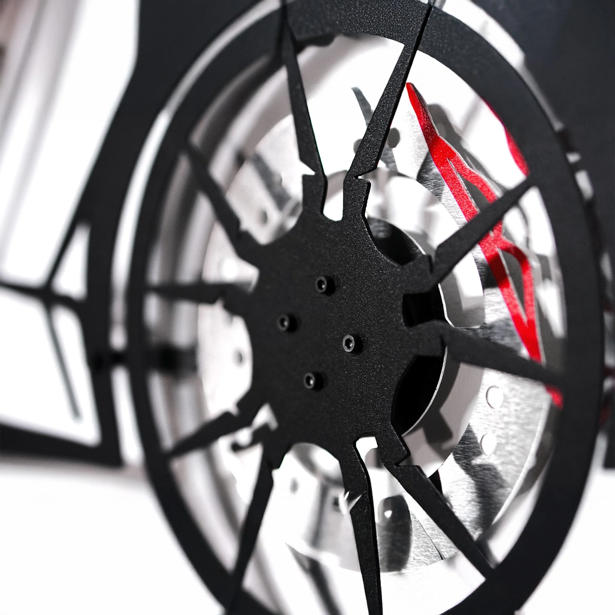 Lamborghini Wall Art – Exotic Supercar Steel Silhouette with Spinning Wheels-KAFMEKA030 - Image 3