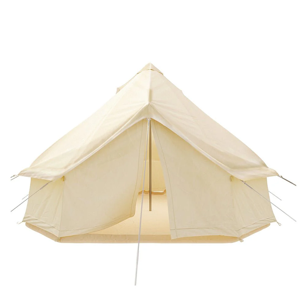 Large 10FT Outdoor Luxury Glamping Yurt Teepee Canvas Camping House W/ Stove Jack (SAK92615) - Image 7