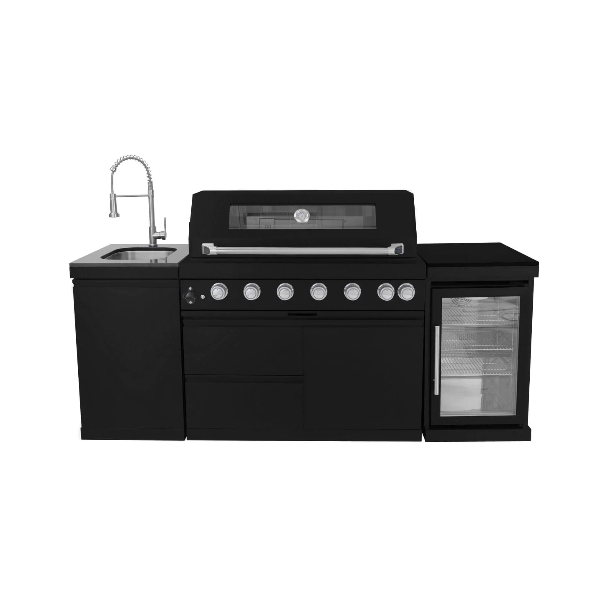 Large 68L Stainless Steel Single-Door Fridge For Outdoor Kitchen Islands (SAK15296) - Image 5