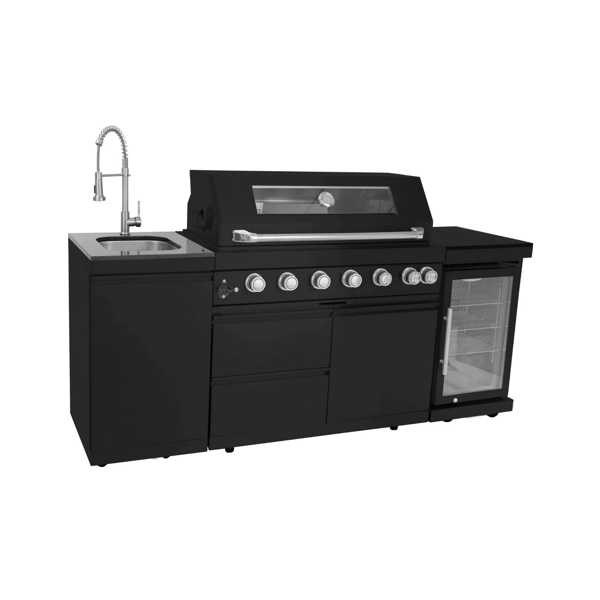 Large 68L Stainless Steel Single-Door Fridge For Outdoor Kitchen Islands (SAK15296) - Image 7