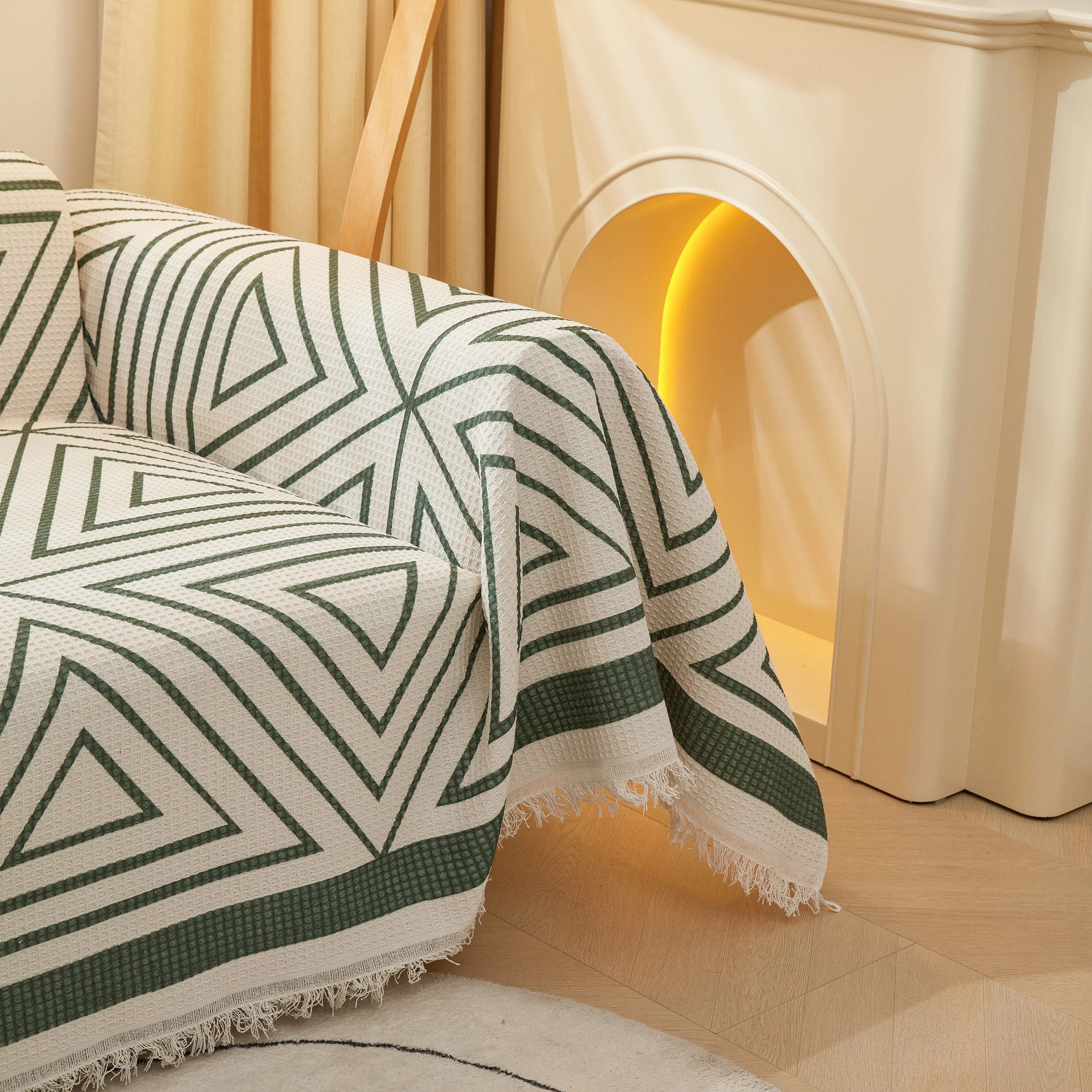 Large Couch Cover Throw, l Shape Sofa Cover for Sectional Couch Pet Friendly Furniture Protector - Image 23