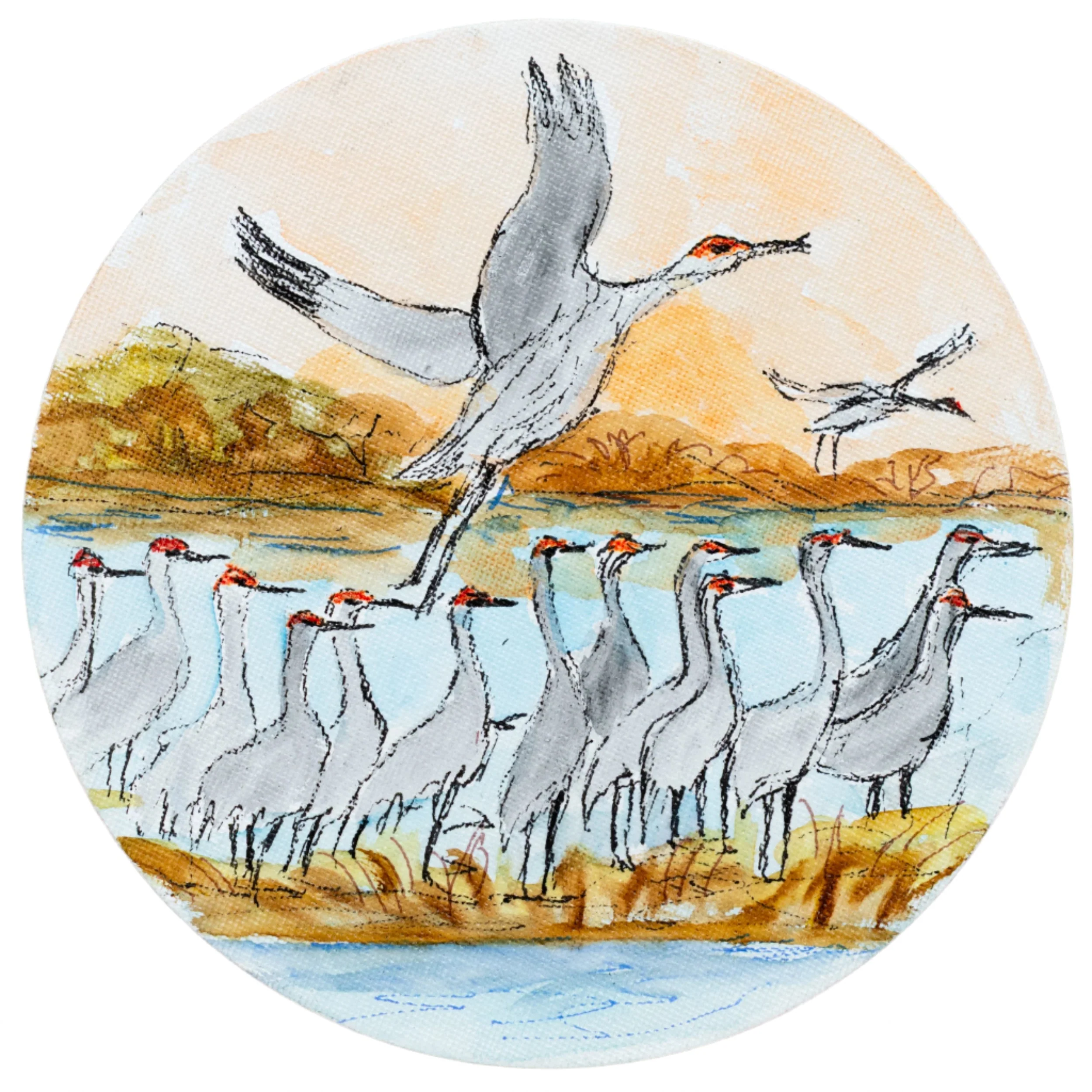 Large Crane Magnets | Multiple Designs | Hand-Painted | Sheryll Hickman Art - Image 2