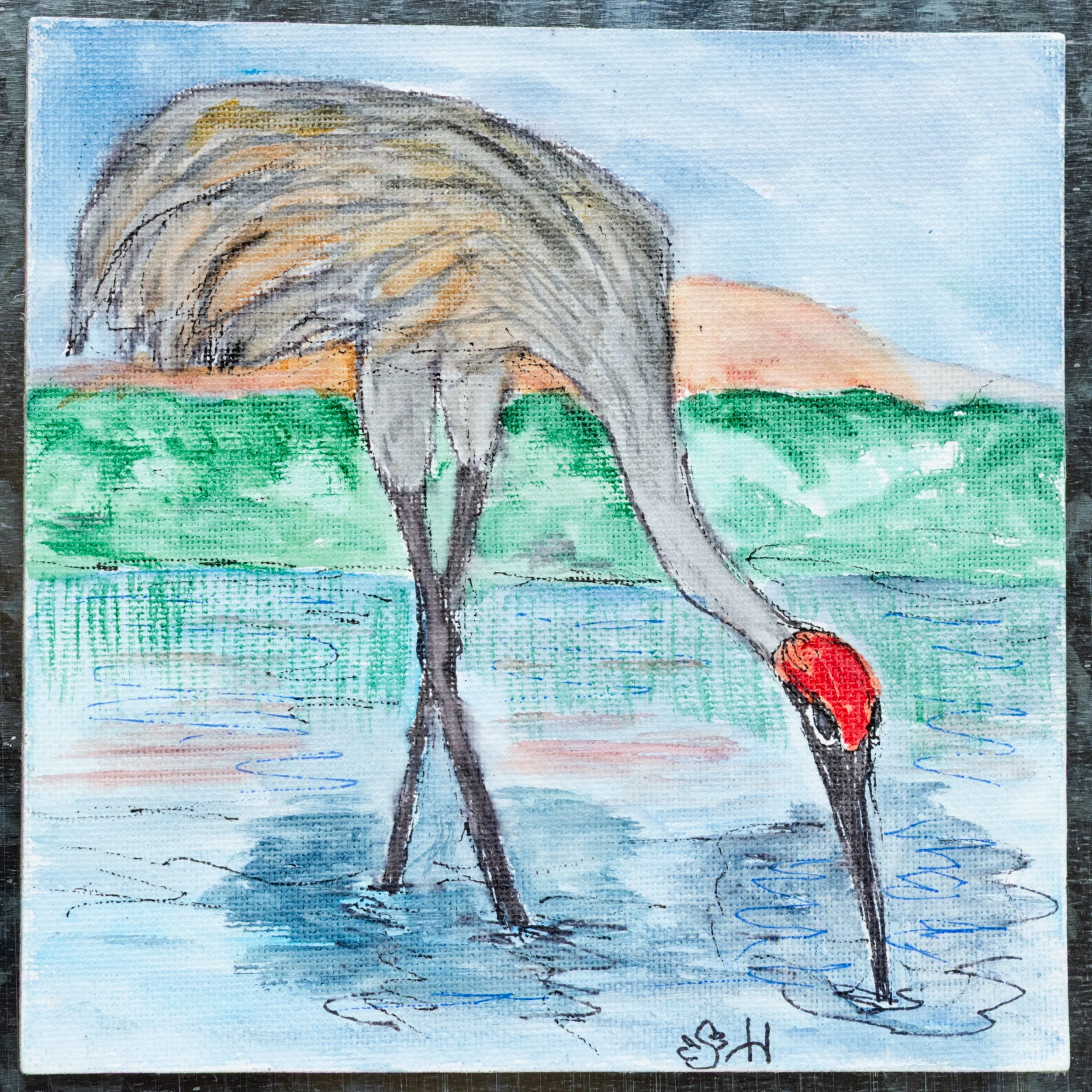 Large Crane Magnets | Multiple Designs | Hand-Painted | Sheryll Hickman Art - Image 3