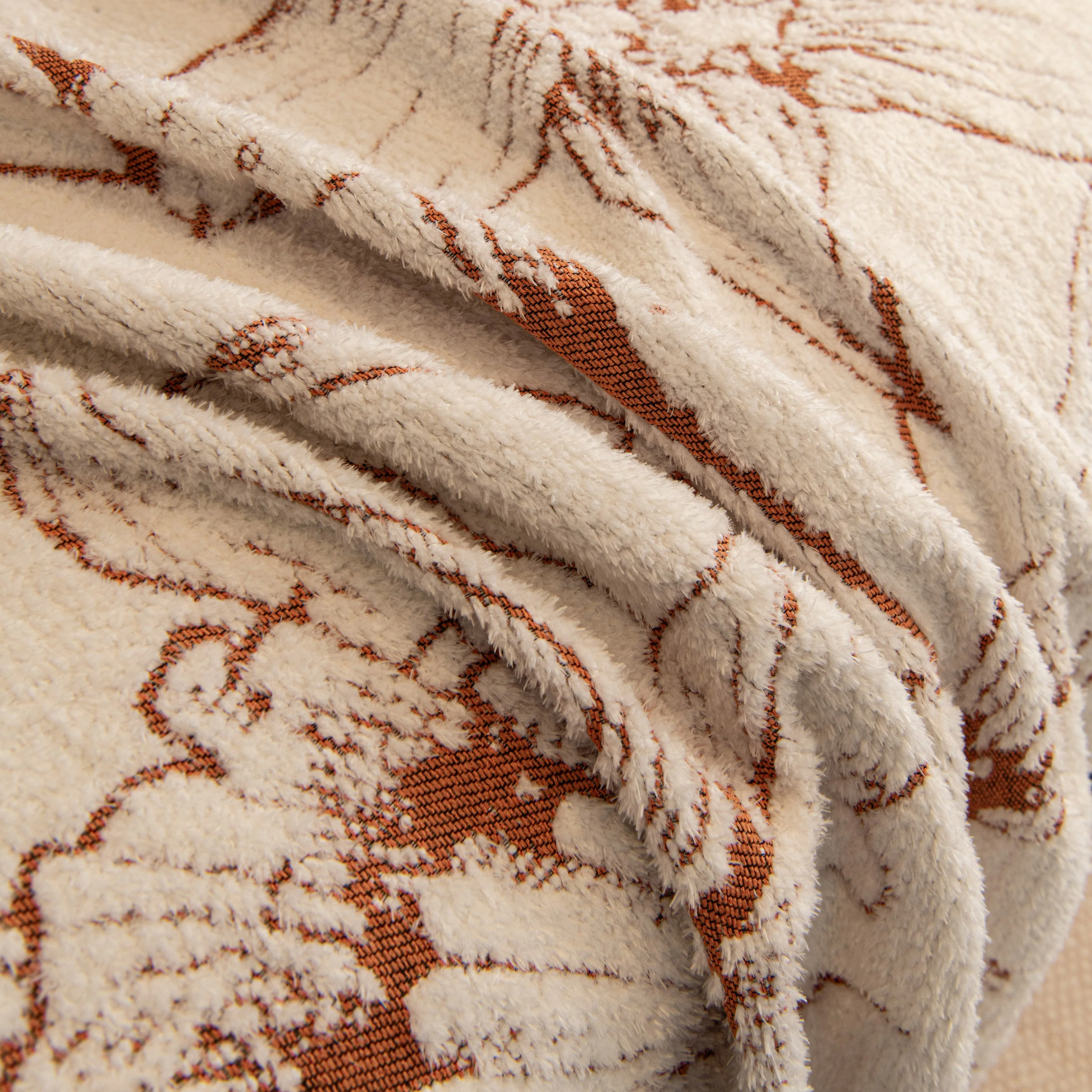 Large Floral Sofa Cover Throw Blanket, Plush Jacquard Non-Shedding Couch Cover for Pets - Image 115