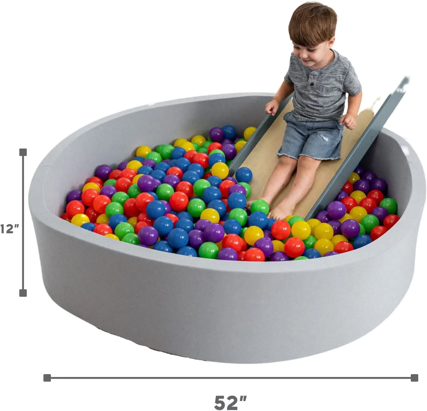 Large Foam Ball Pit with 400 Balls - Climber Not Included - Image 2