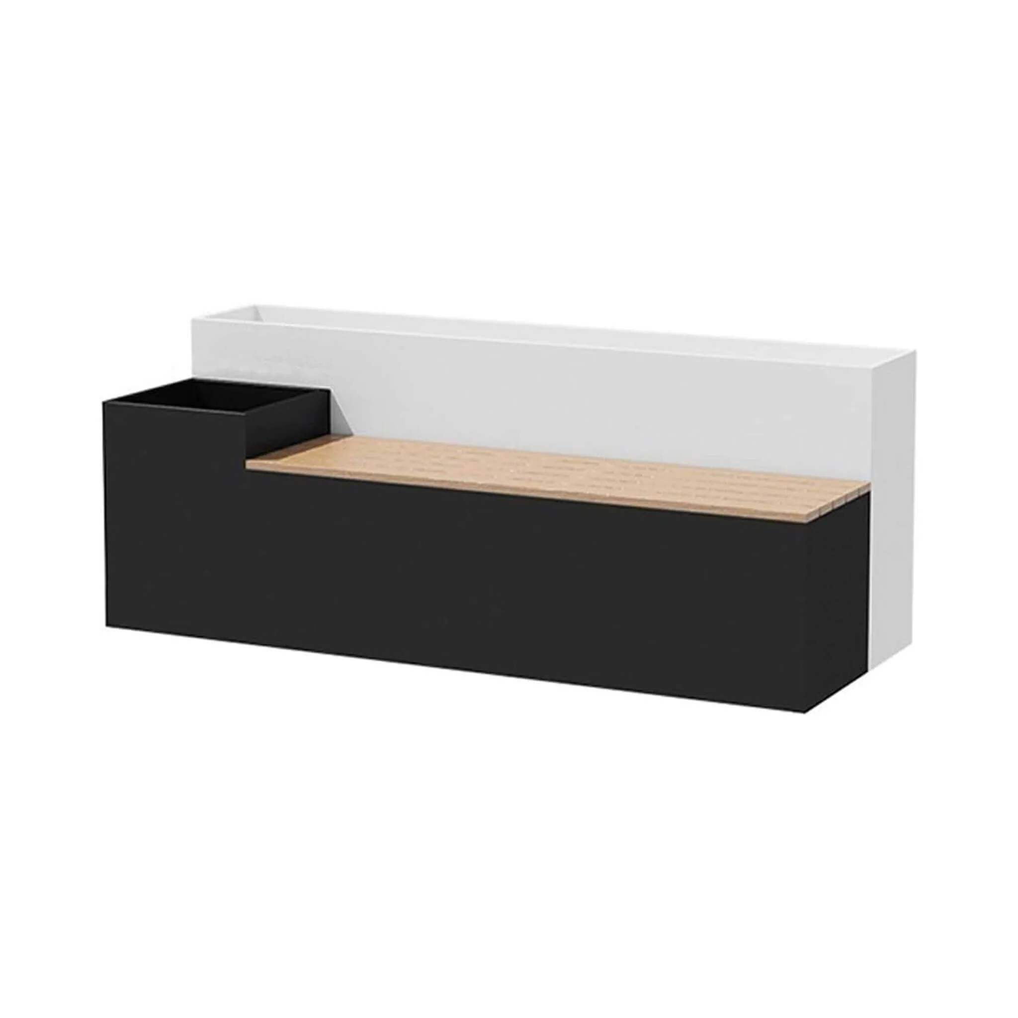 Large Outdoor All-Weather Commercial Flower Box Potting Bench [Made To Order] (SAK70249) - Image 4