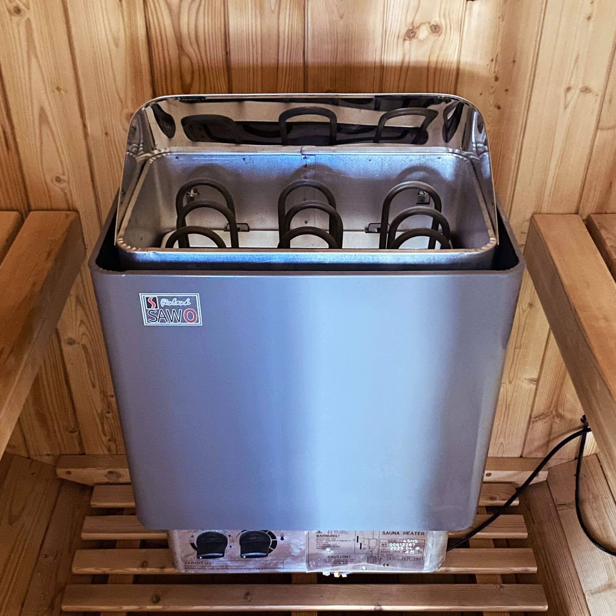 Thermora Ignite Large Premium American White Oak Outdoor Wooden Barrel Sauna With 4.5KW Sauna Heater (SAK45968) - Image 7