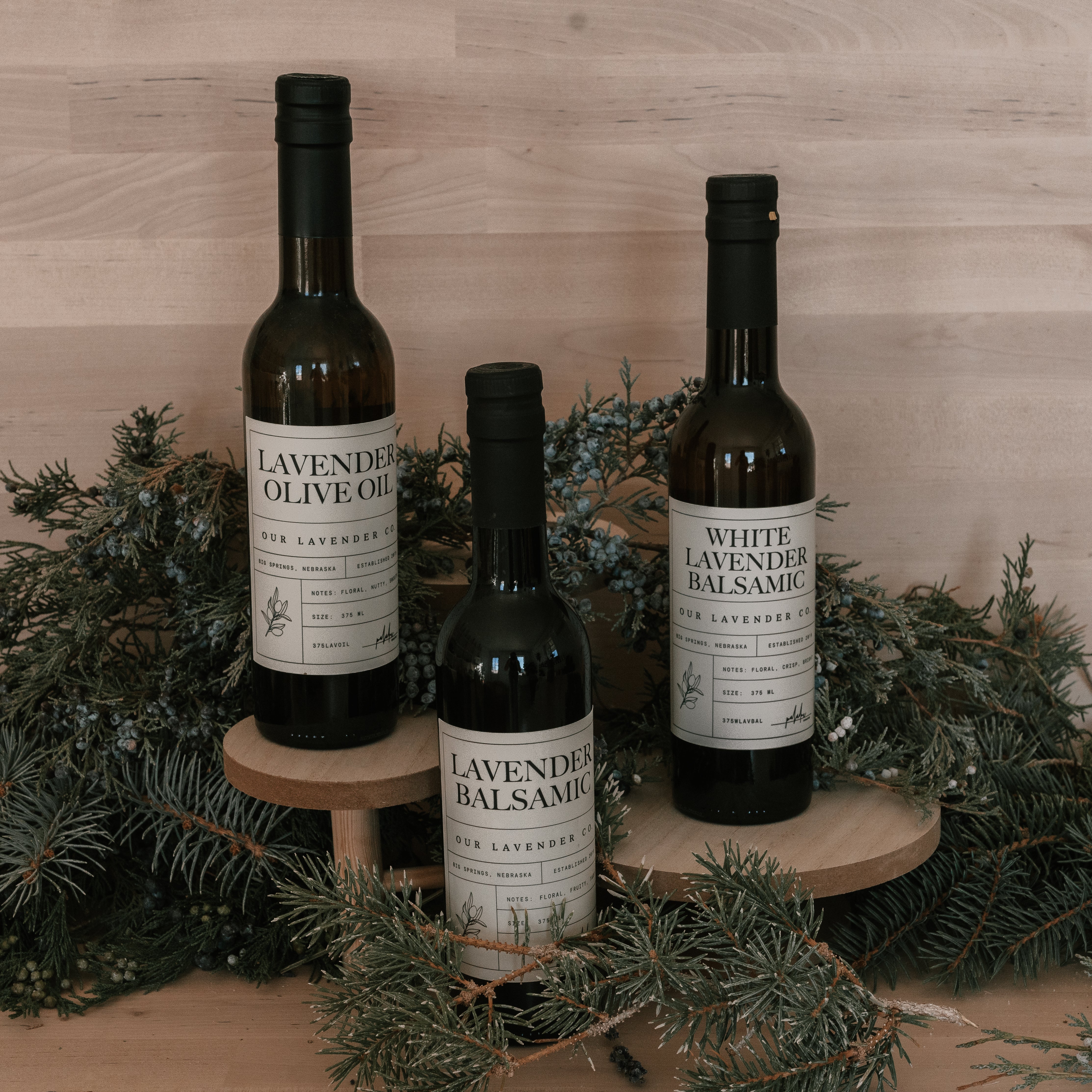 Lavendar Balsamic Vinegar & Olive Oil Bundle | Olive Oil, Balsamic & White Balsamic Vinegar | Our Lavender Co - Image 3