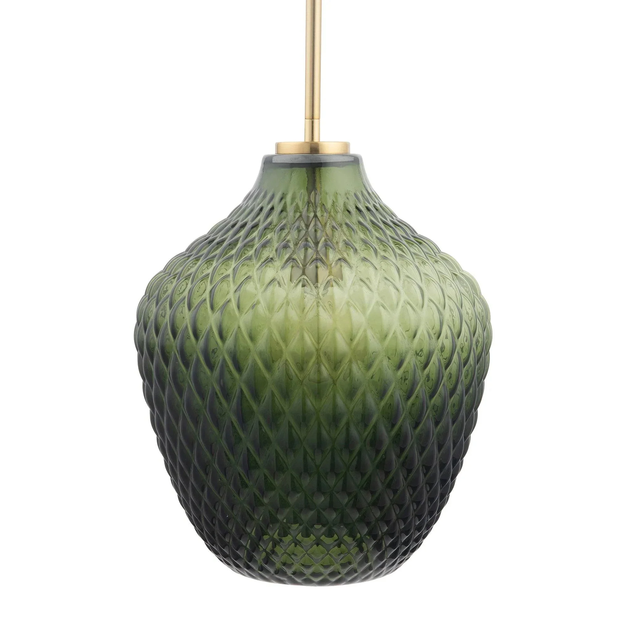 Lavine 1-light Olive Handblown Glass Mini Island Pendant Light - Image 3