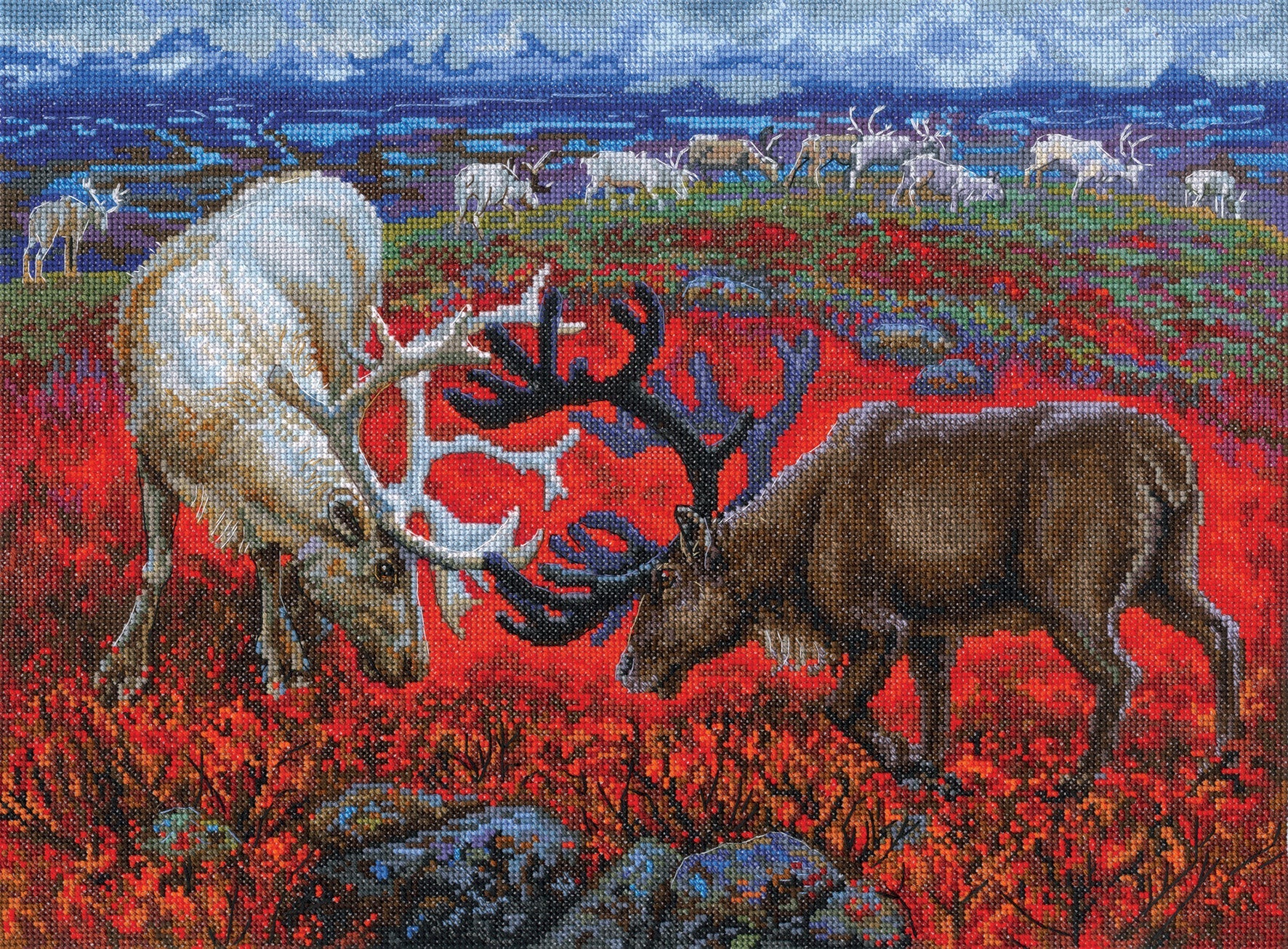 Law of the tundra M1014 Counted Cross Stitch Kit - Image 2