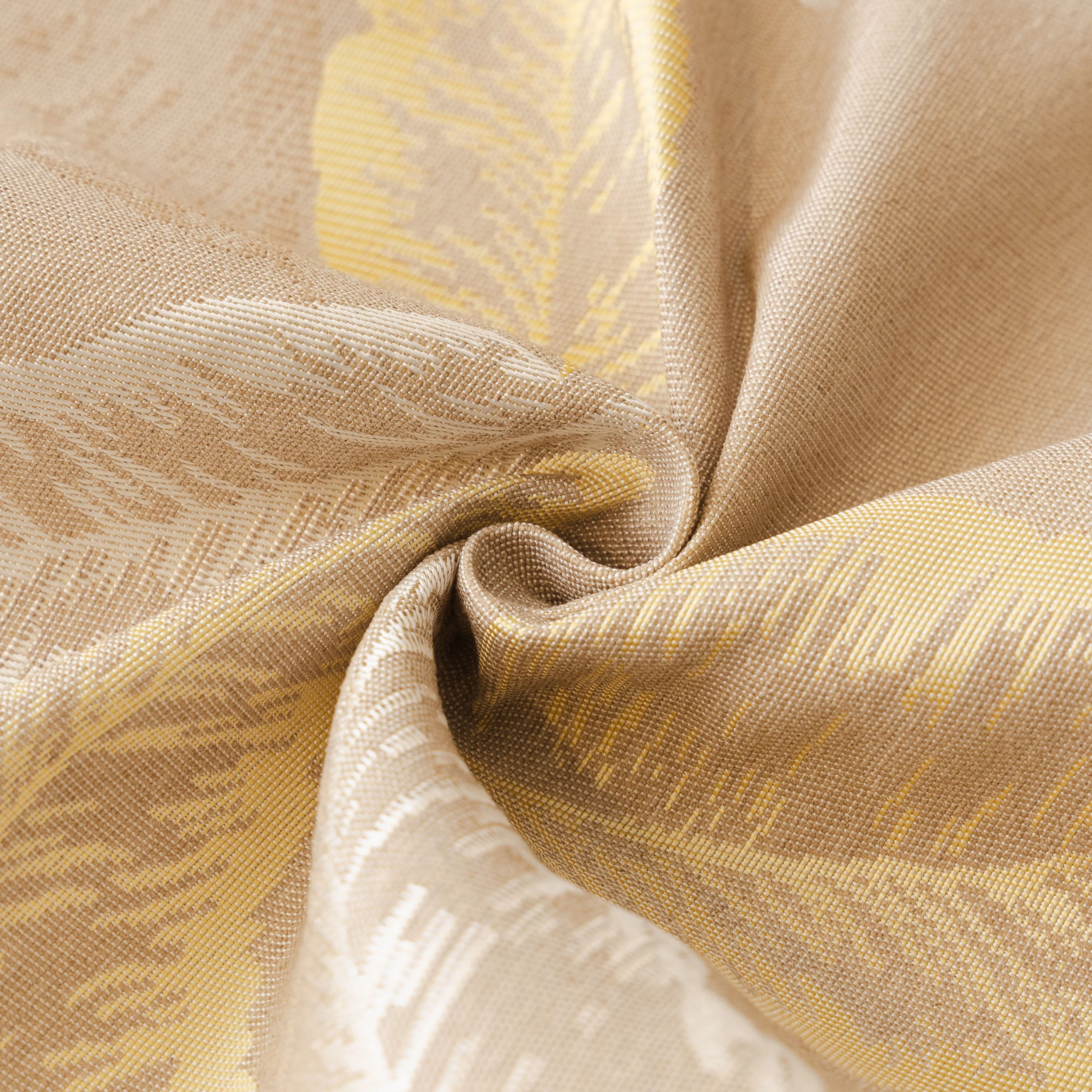 Leaf Jacquard Sofa Cover with Ruffle Skirt – Non-Slip Couch Protector with Sheer Hem - Image 17