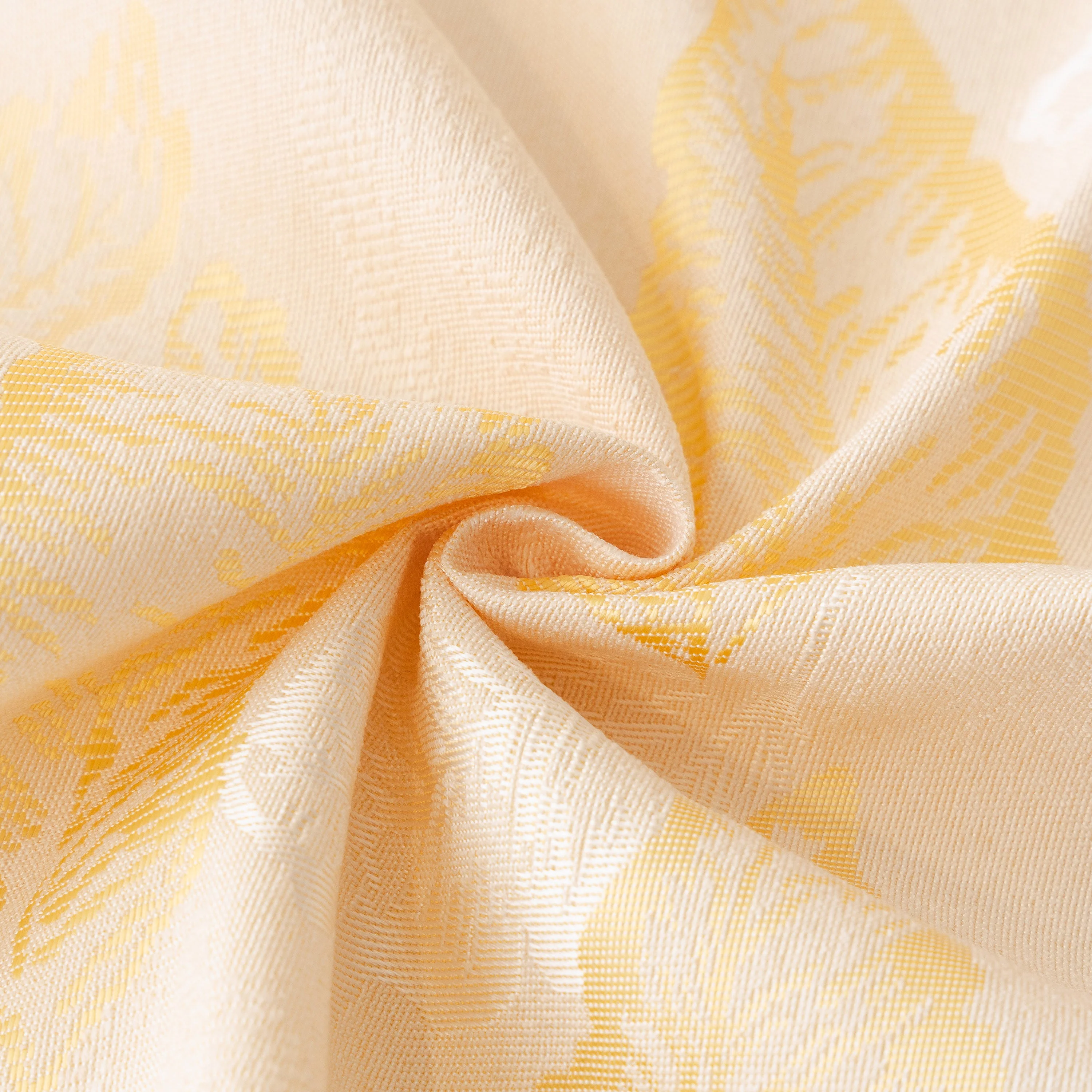 Leaf Jacquard Sofa Cover with Ruffle Skirt – Non-Slip Couch Protector with Sheer Hem - Image 75