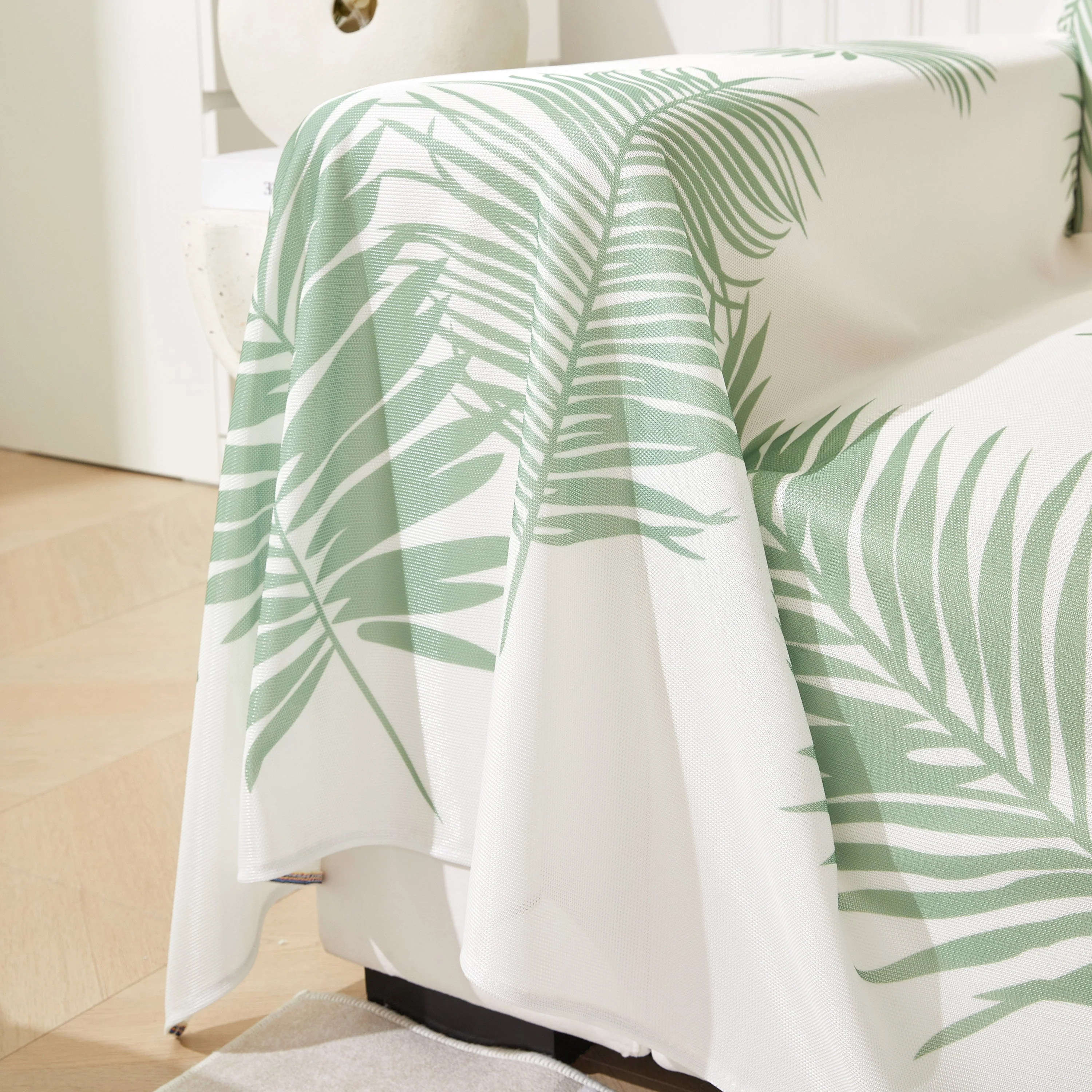 Leaf Printed Slipcover Sofa Covers, Universal Couch Throw Cover, Pets Furniture Protector for Home Decor - Image 55