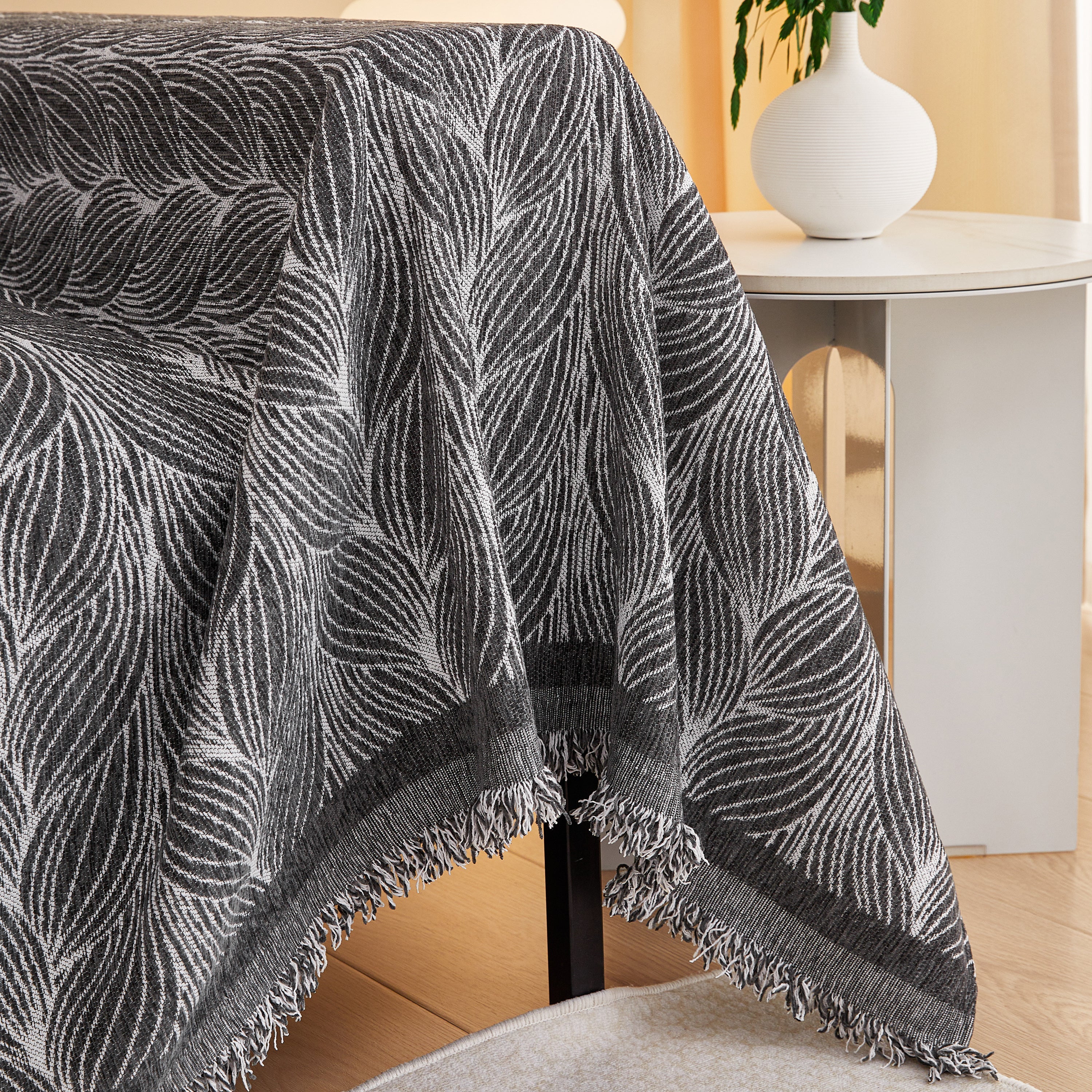 Leaf Universal Furniture Protector Chenille Couch Cover, Large Couch Cover Blanket for Couch Sofa - Image 52