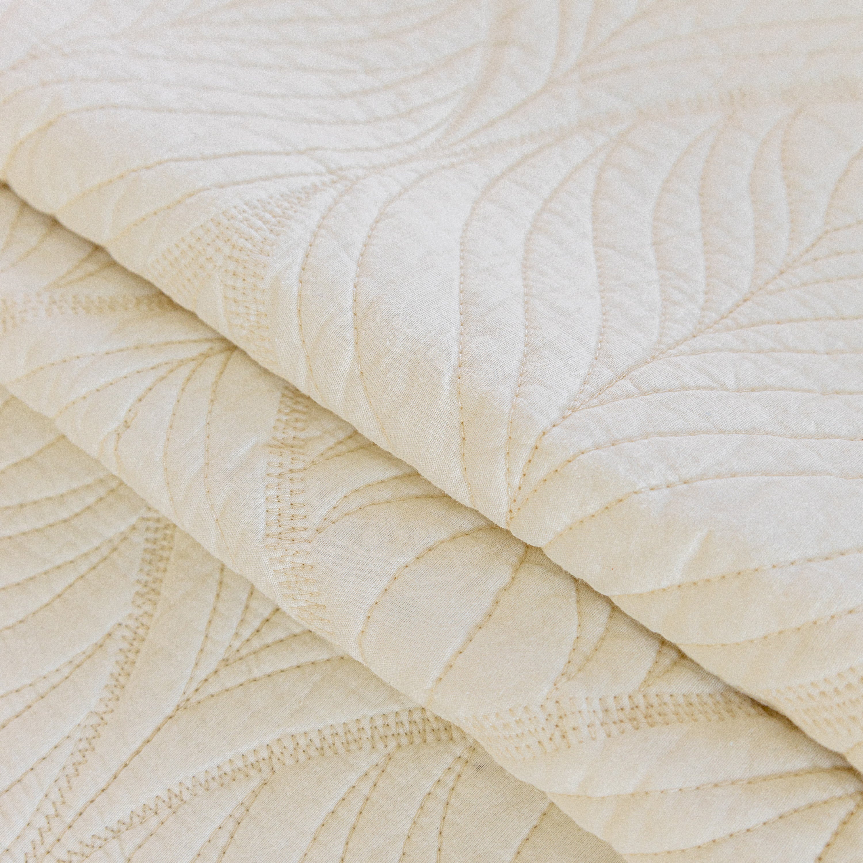 Leaf Vein Textured Cotton Quilted Sofa Slipcover, Non-Slip Modular Couch Covers - Image 13