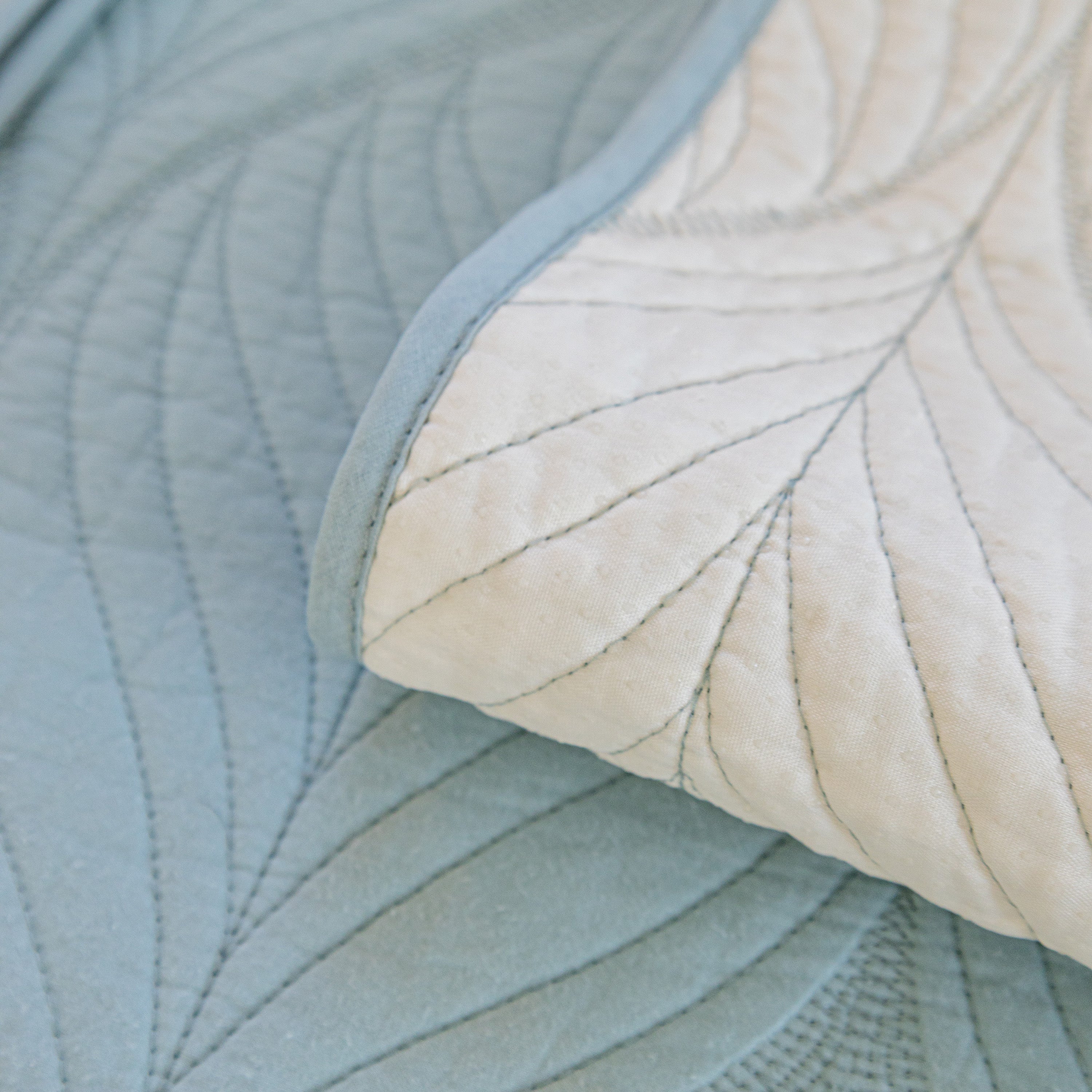 Leaf Vein Textured Cotton Quilted Sofa Slipcover, Non-Slip Modular Couch Covers - Image 76