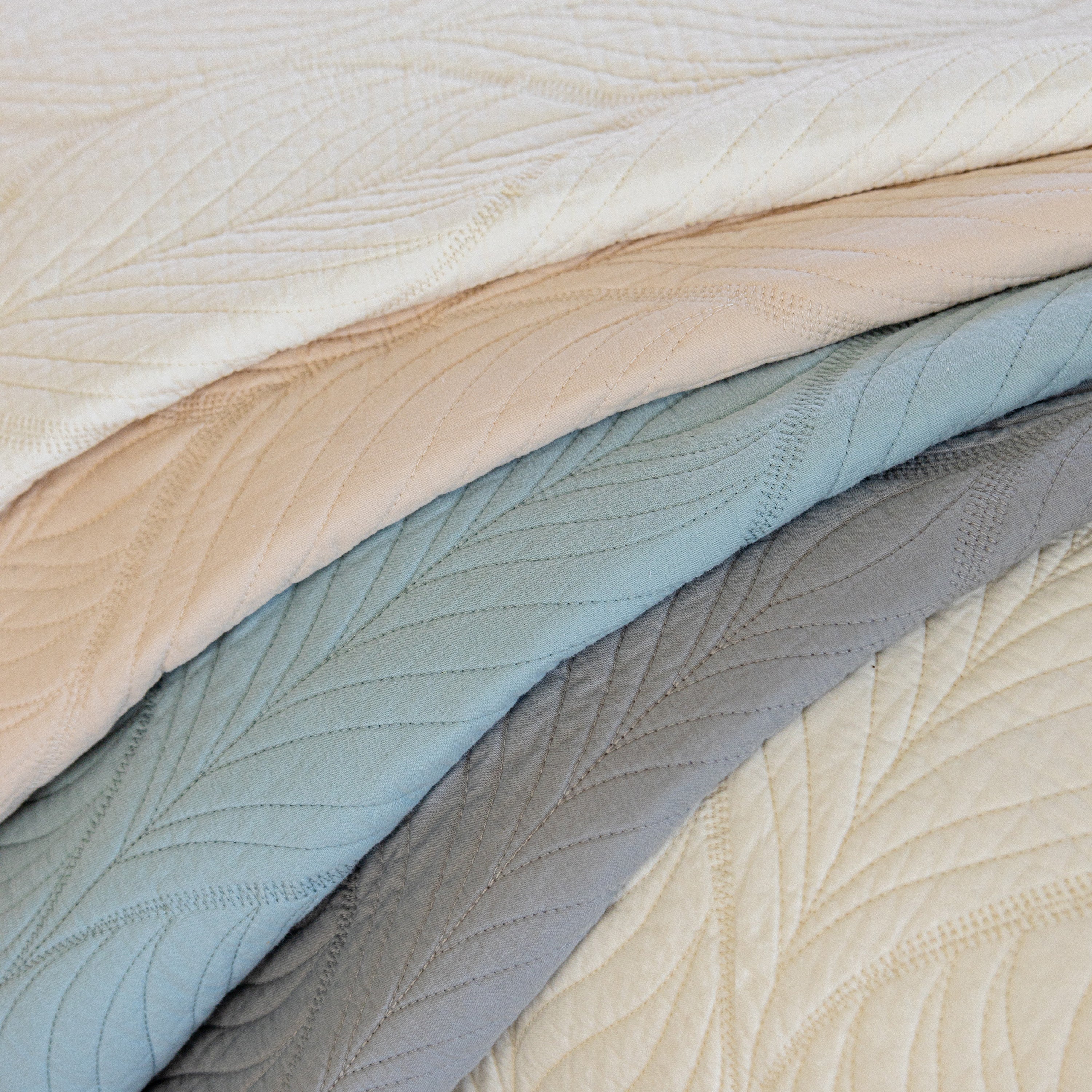 Leaf Vein Textured Cotton Quilted Sofa Slipcover, Non-Slip Modular Couch Covers - Image 77