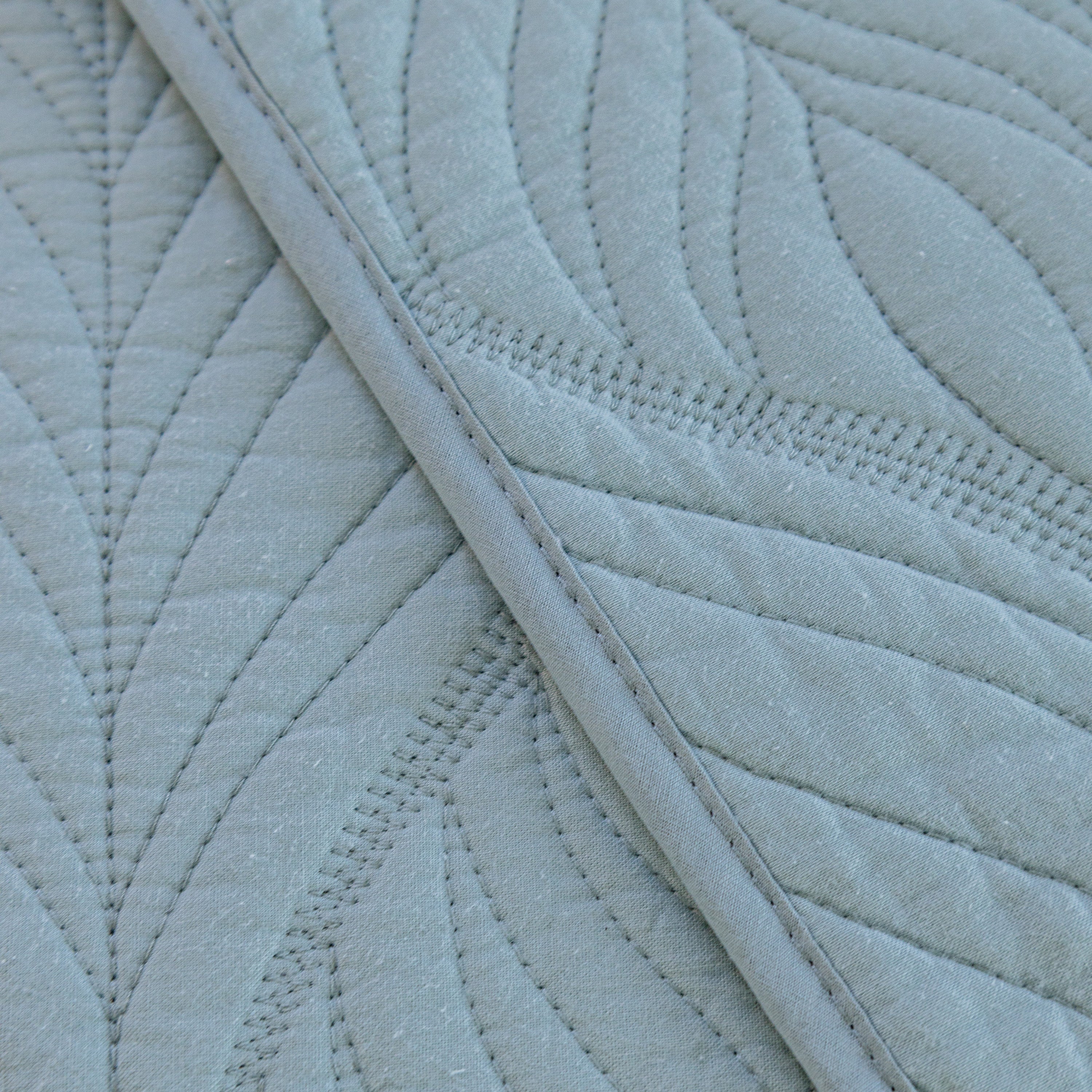 Leaf Vein Textured Cotton Quilted Sofa Slipcover, Non-Slip Modular Couch Covers - Image 86
