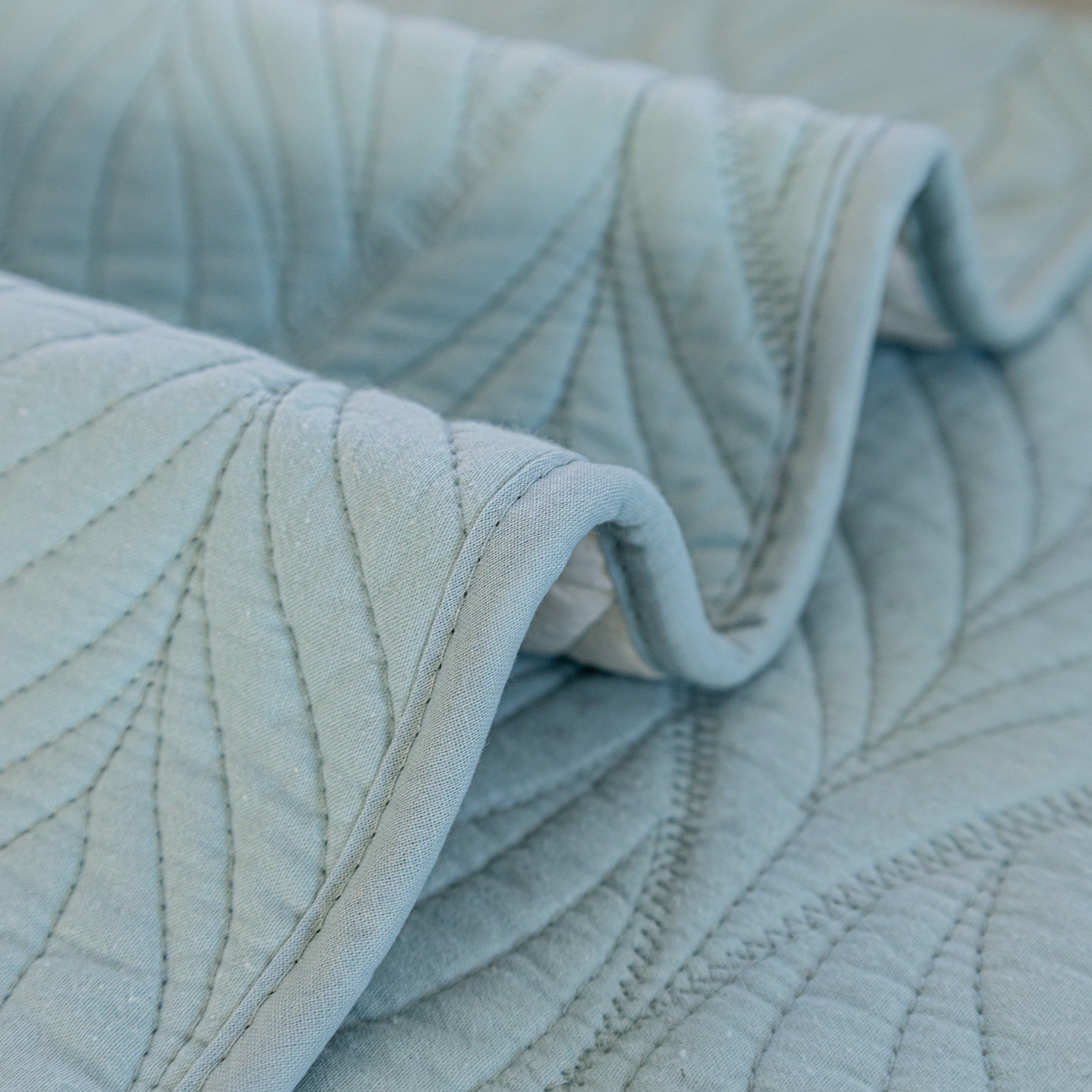 Leaf Vein Textured Cotton Quilted Sofa Slipcover, Non-Slip Modular Couch Covers - Image 88